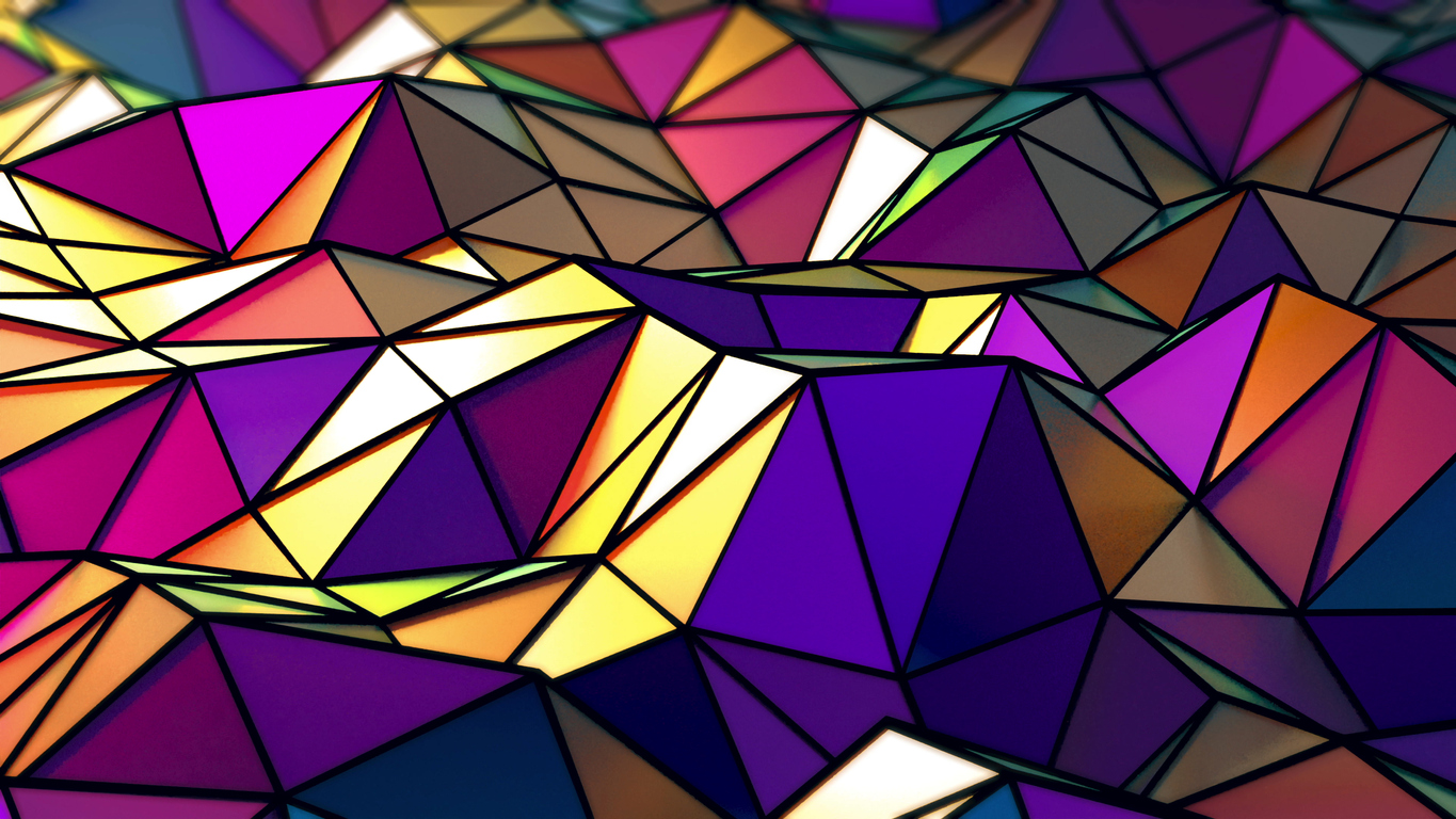 Digital Abstract Shapes 4K Cool 2021 Art Wallpapers