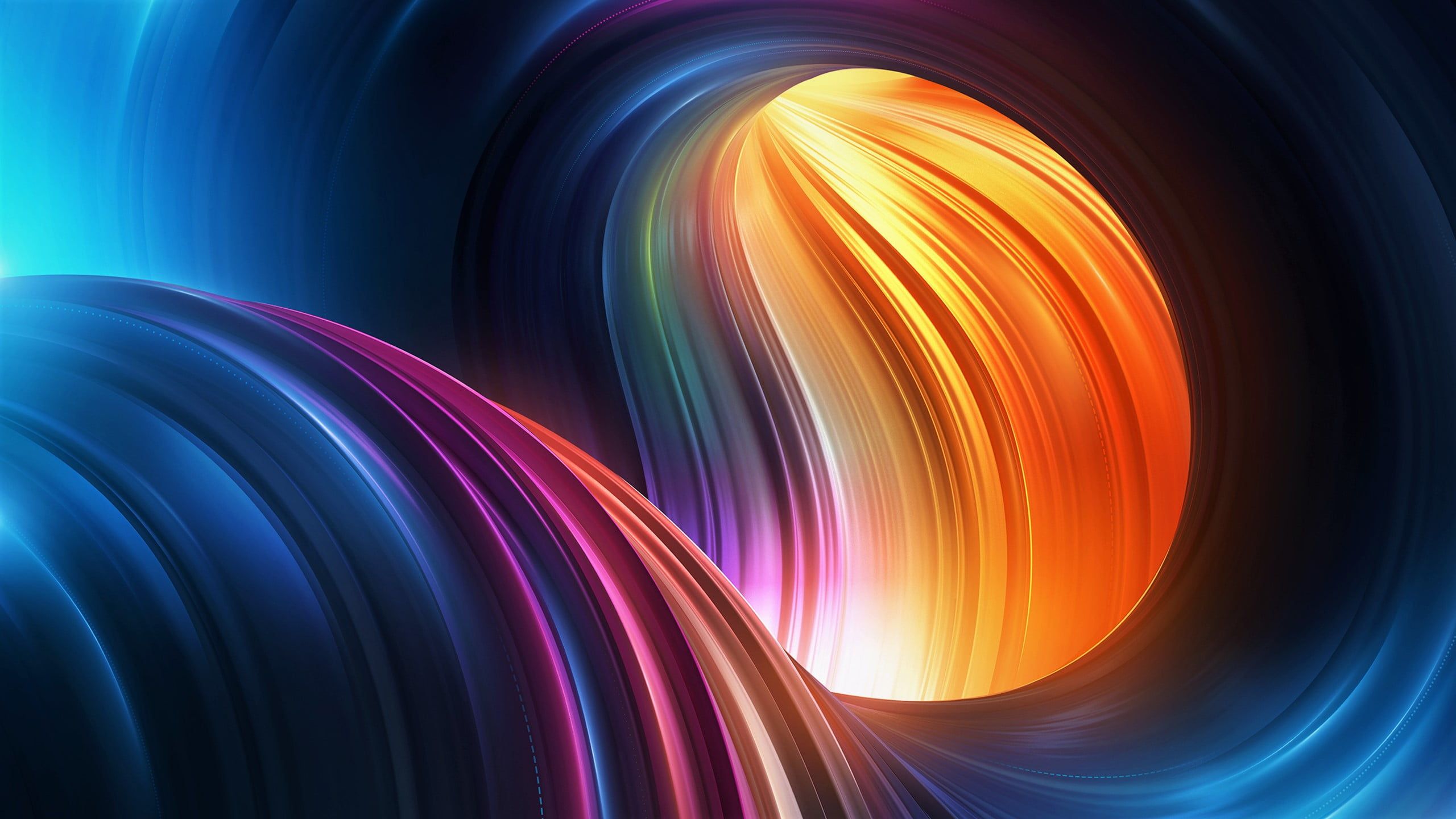 Colorful Waves Art Wallpapers