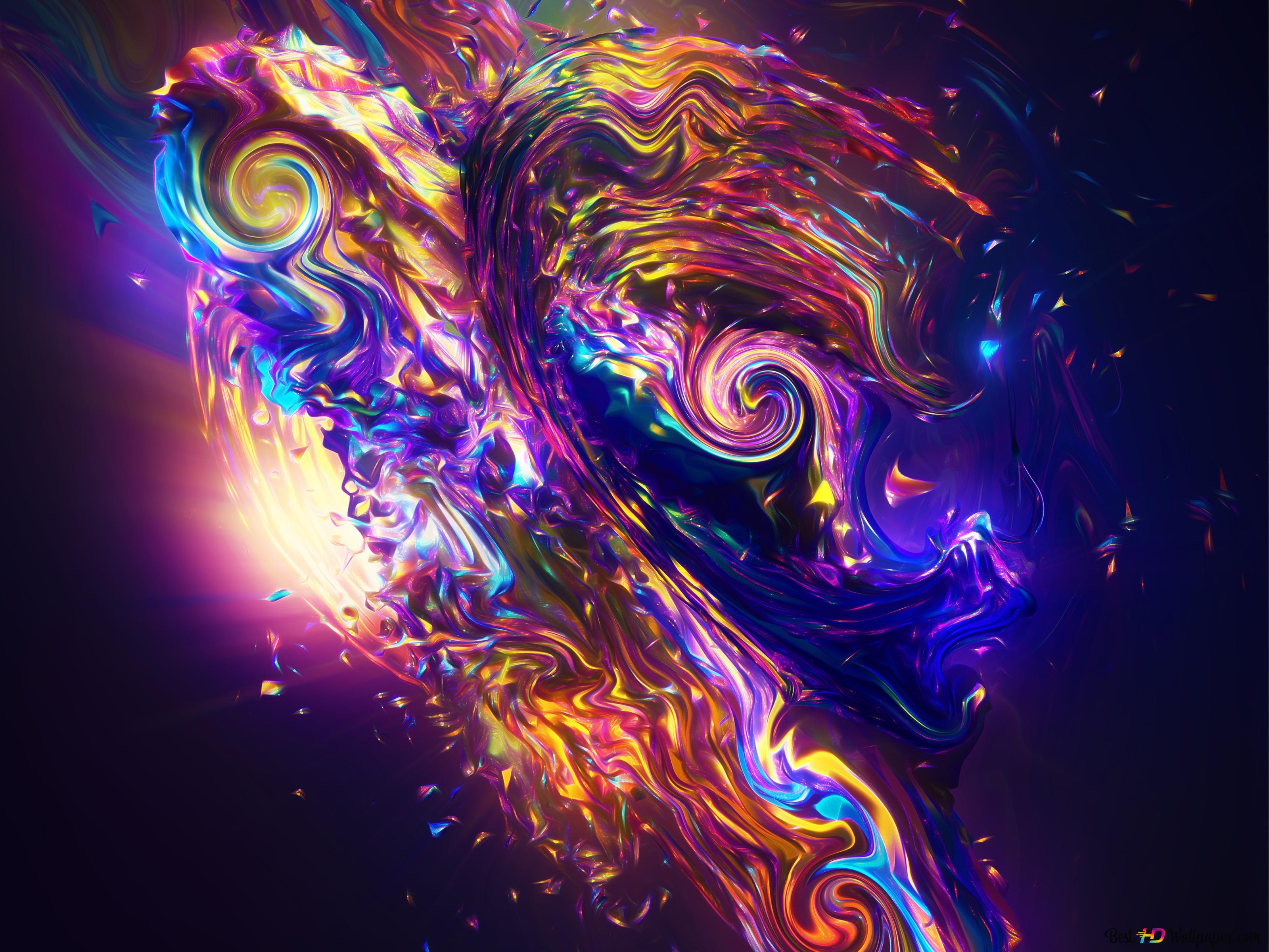 Colorful Waves Art Wallpapers