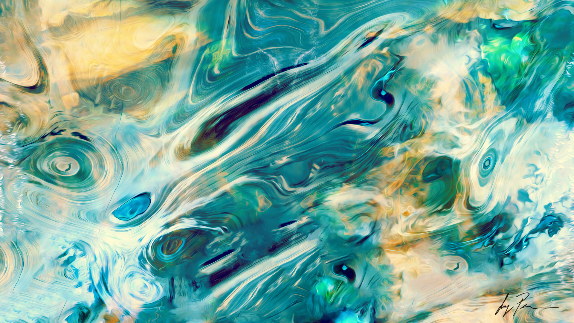 Colorful Waves Art Wallpapers