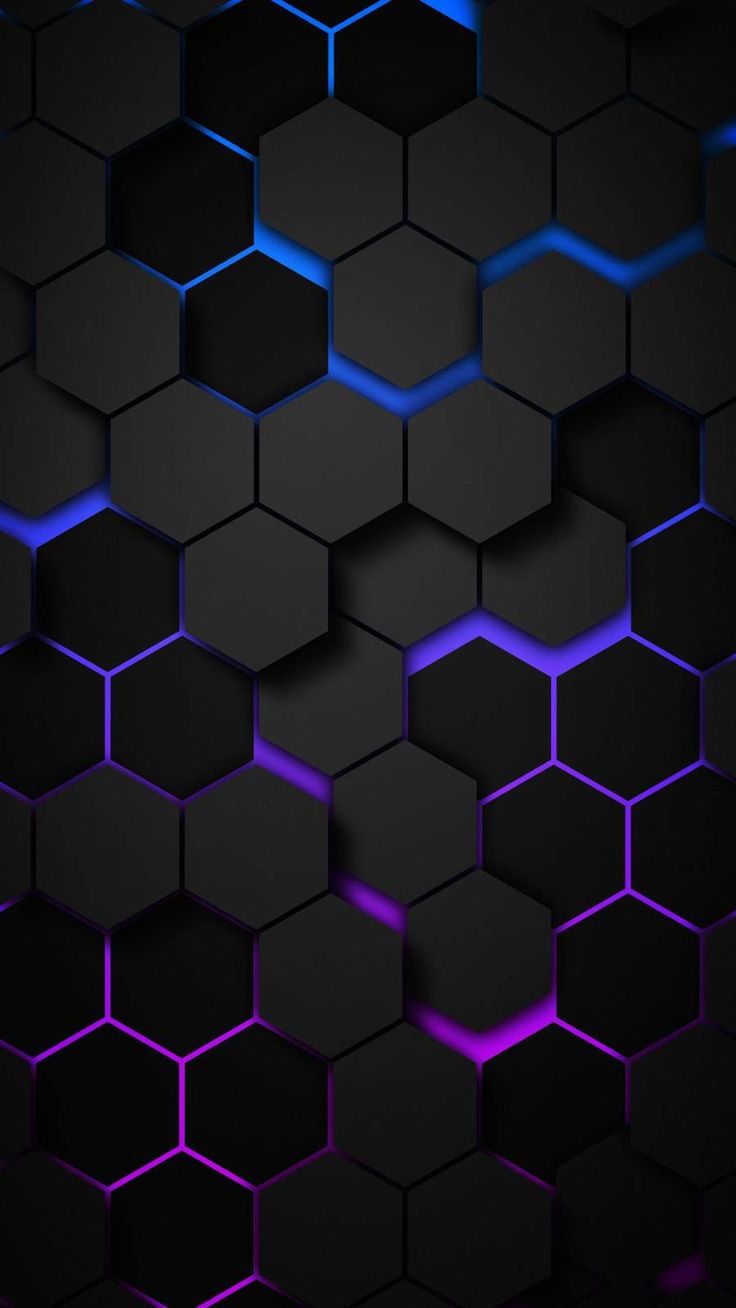 Futuristic Dark Hexagon 10K Wallpapers