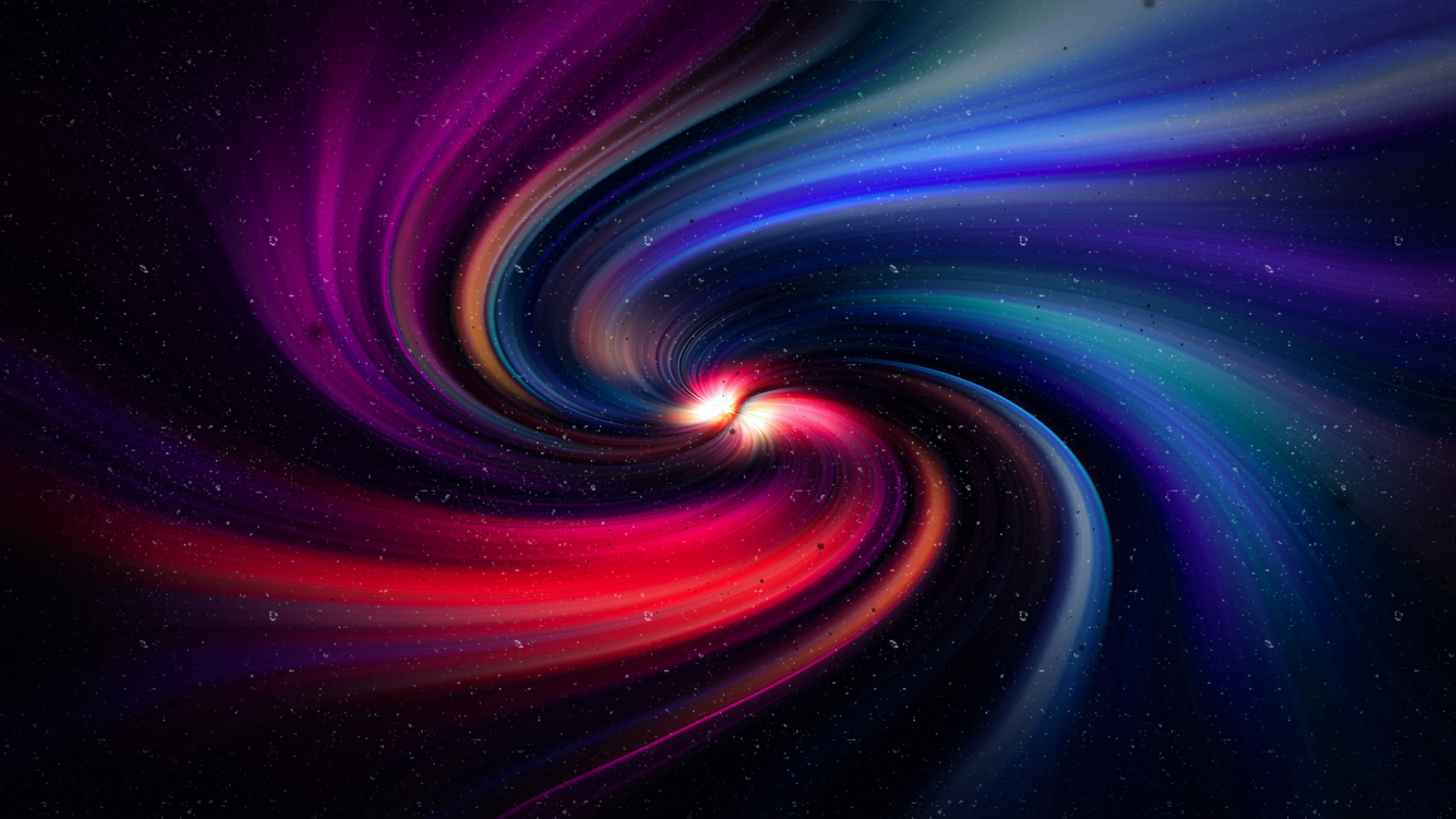 Spiral Galaxy Abstract 4K Wallpapers