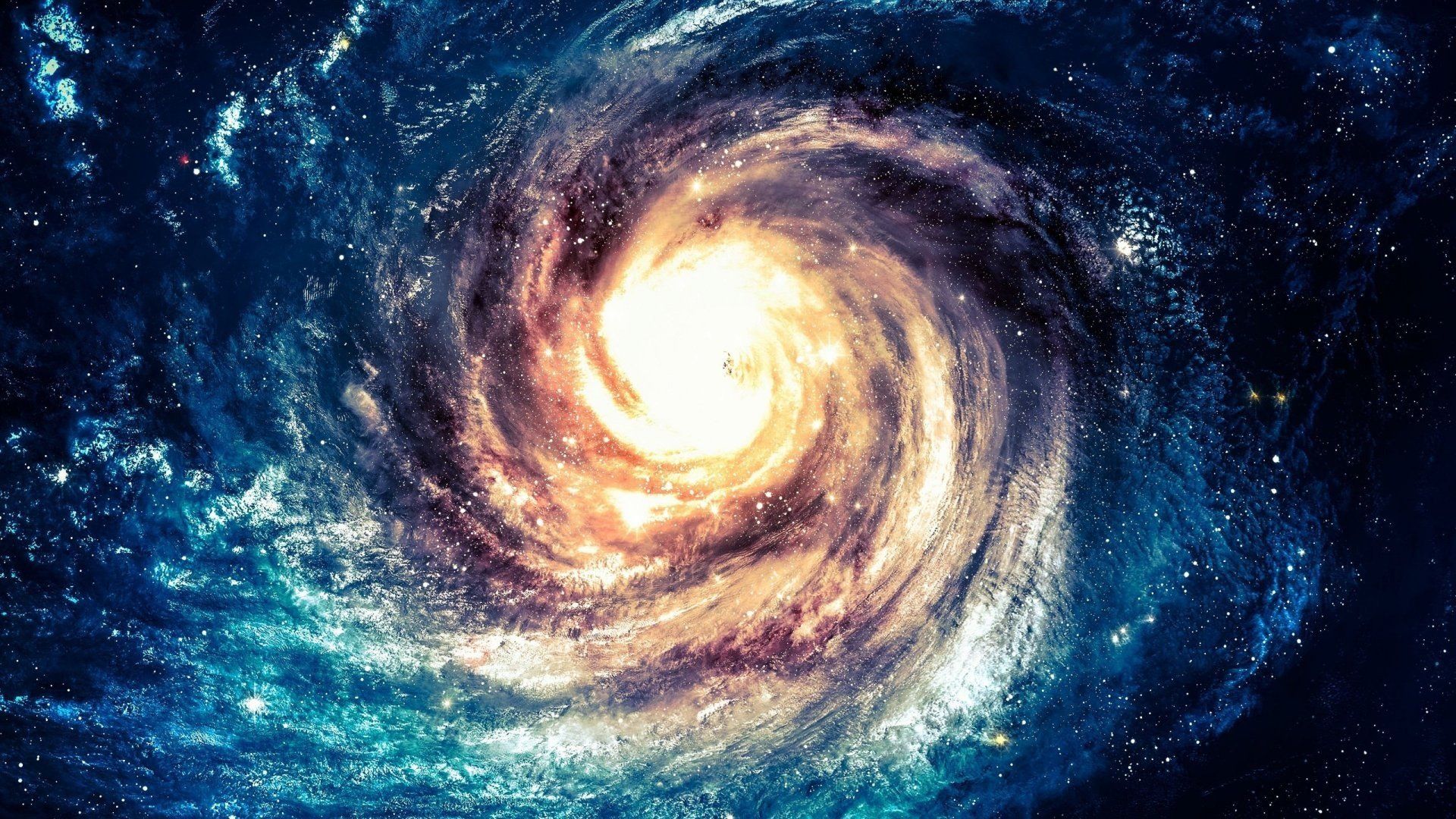 Spiral Galaxy Abstract 4K Wallpapers