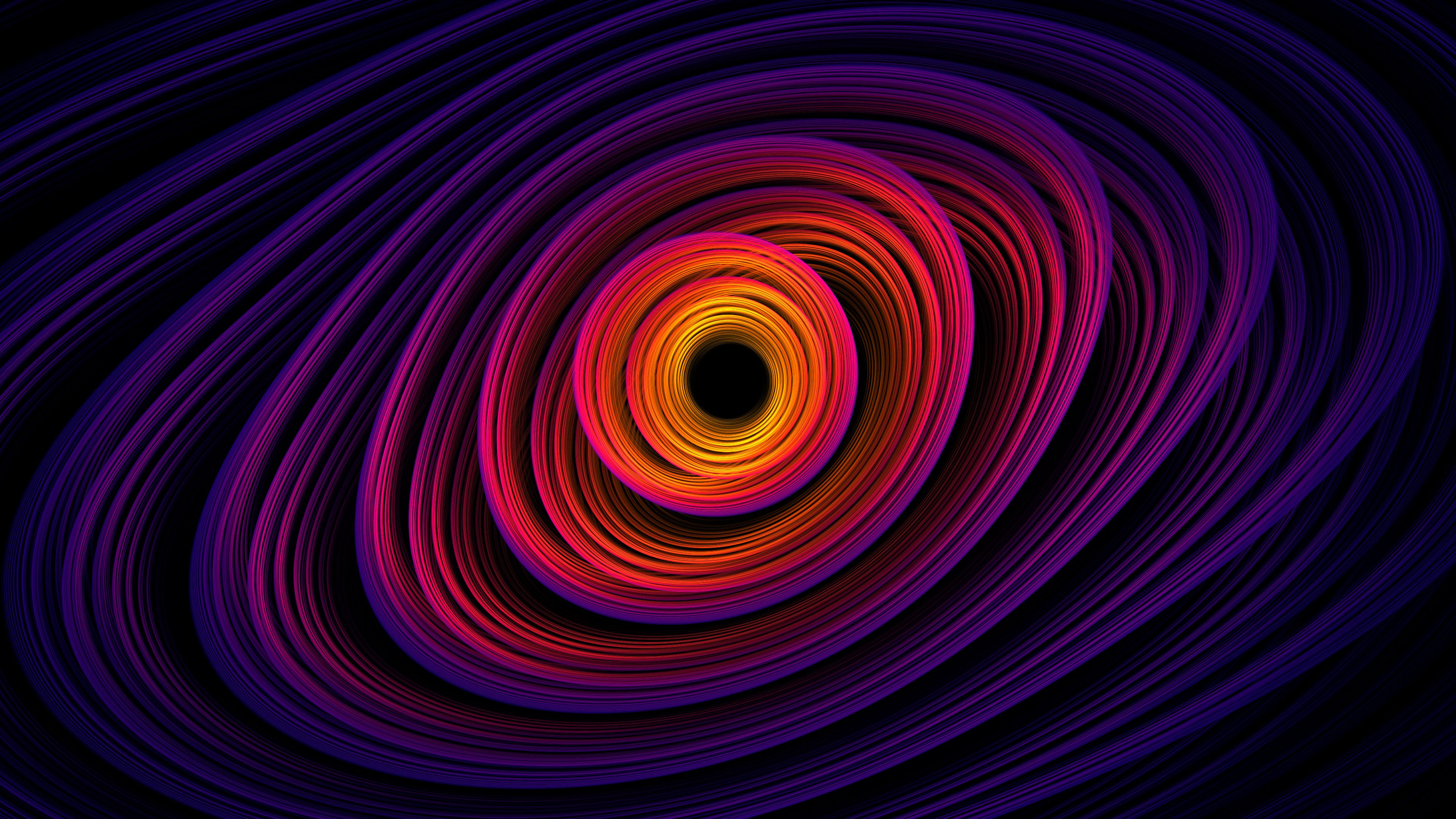 Spiral Galaxy Abstract 4K Wallpapers