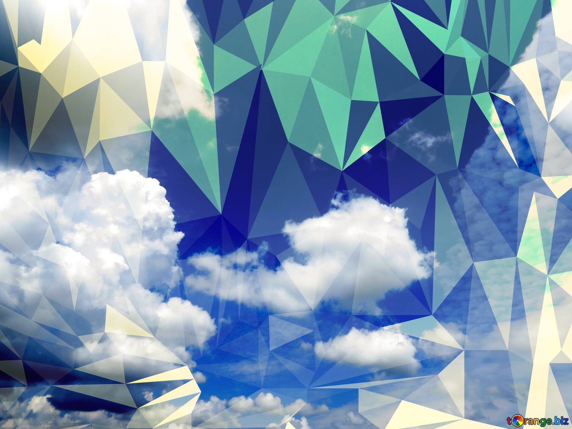 Triangles Abstract Sky Wallpapers