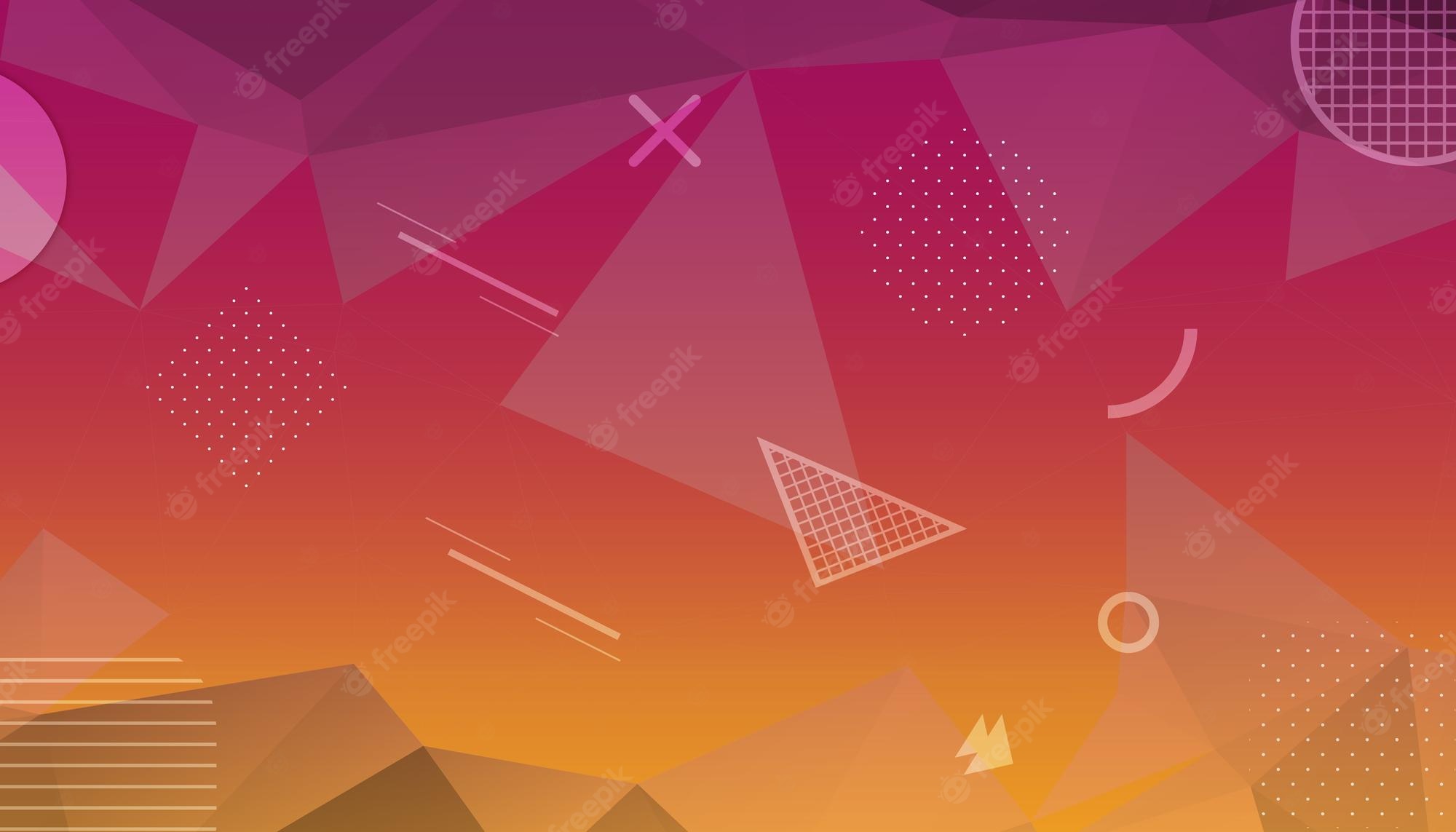 Colorful Layers Of Geometry Shape Wallpapers