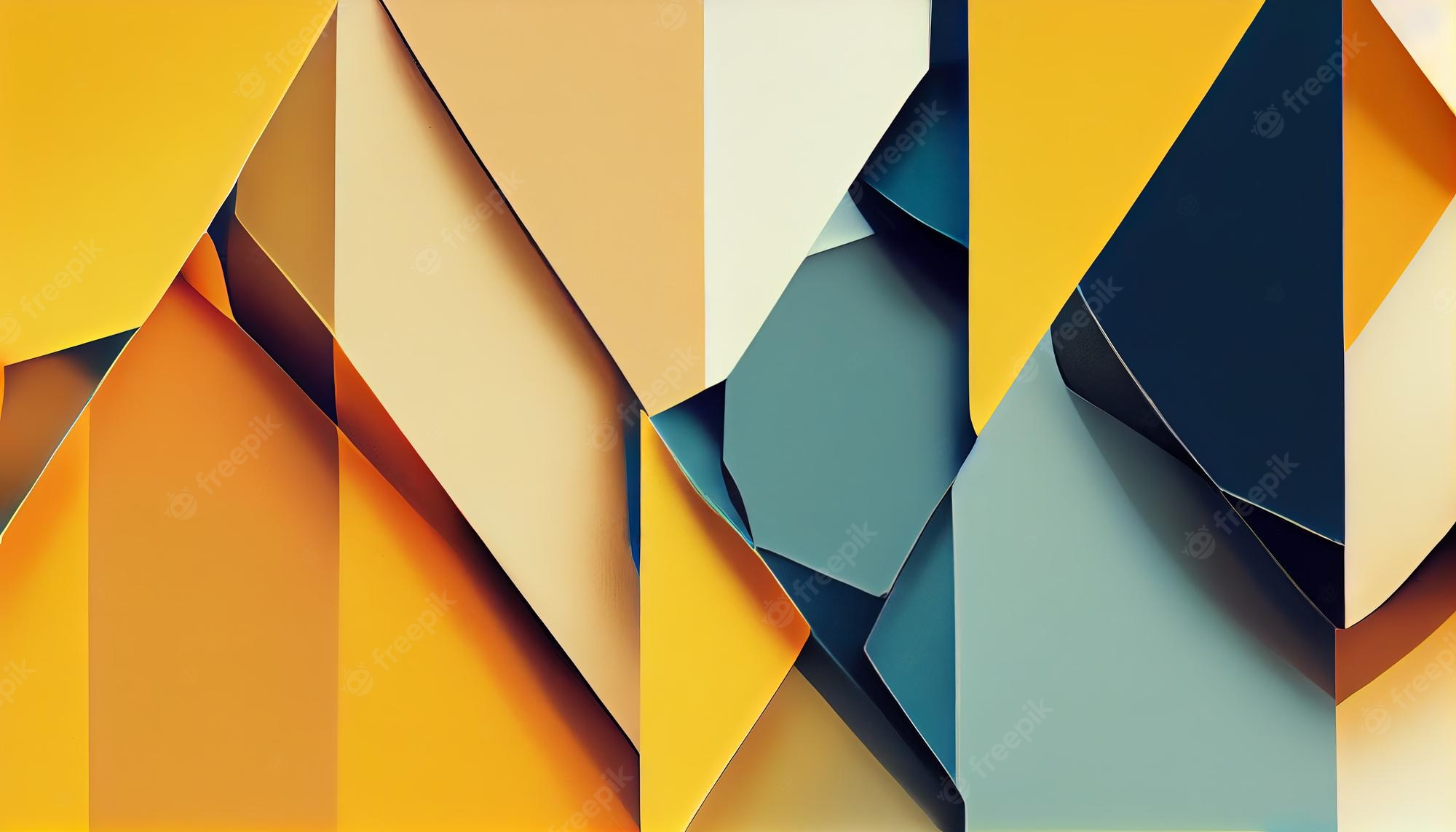 Colorful Layers Of Geometry Shape Wallpapers