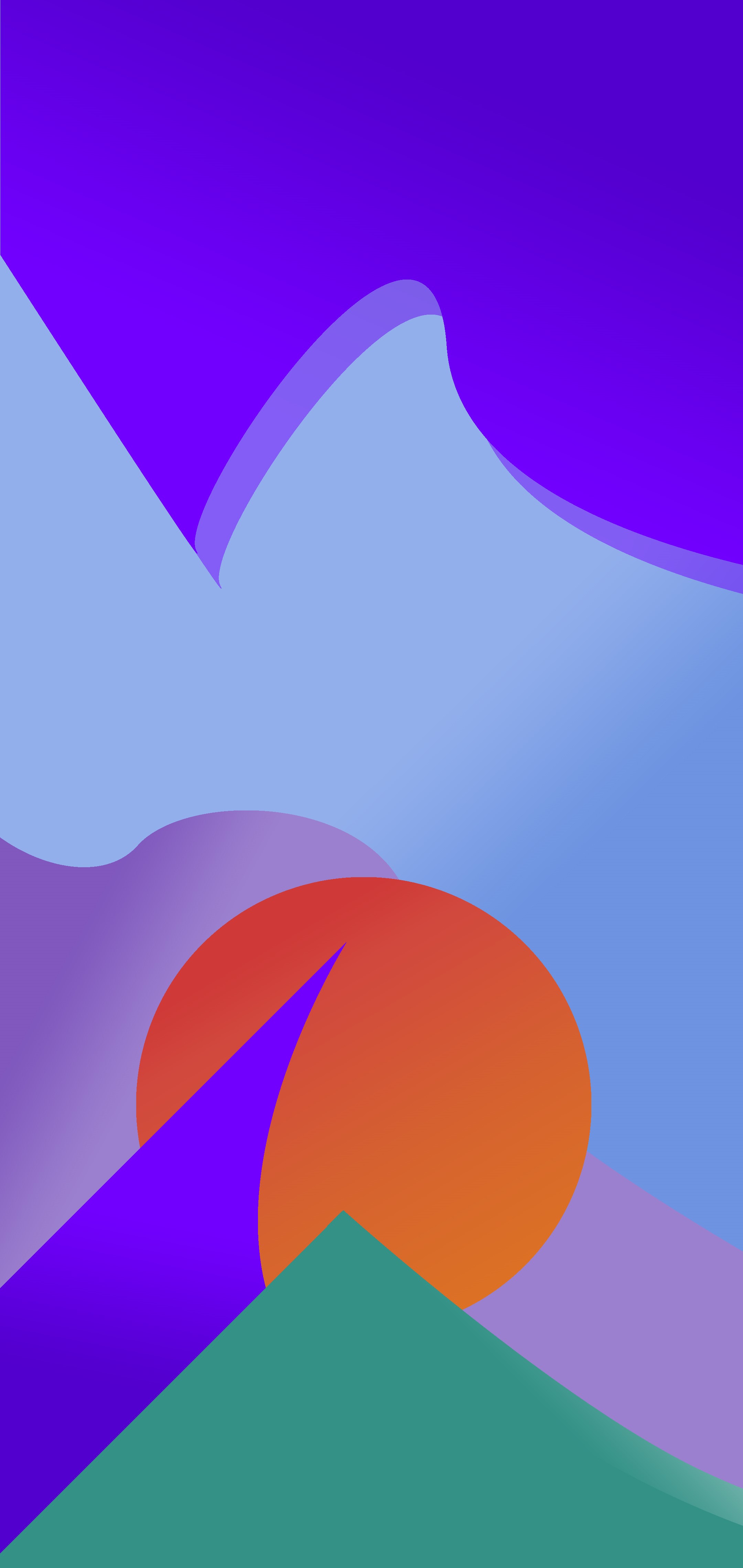 Colorful Layers Of Geometry Shape Wallpapers