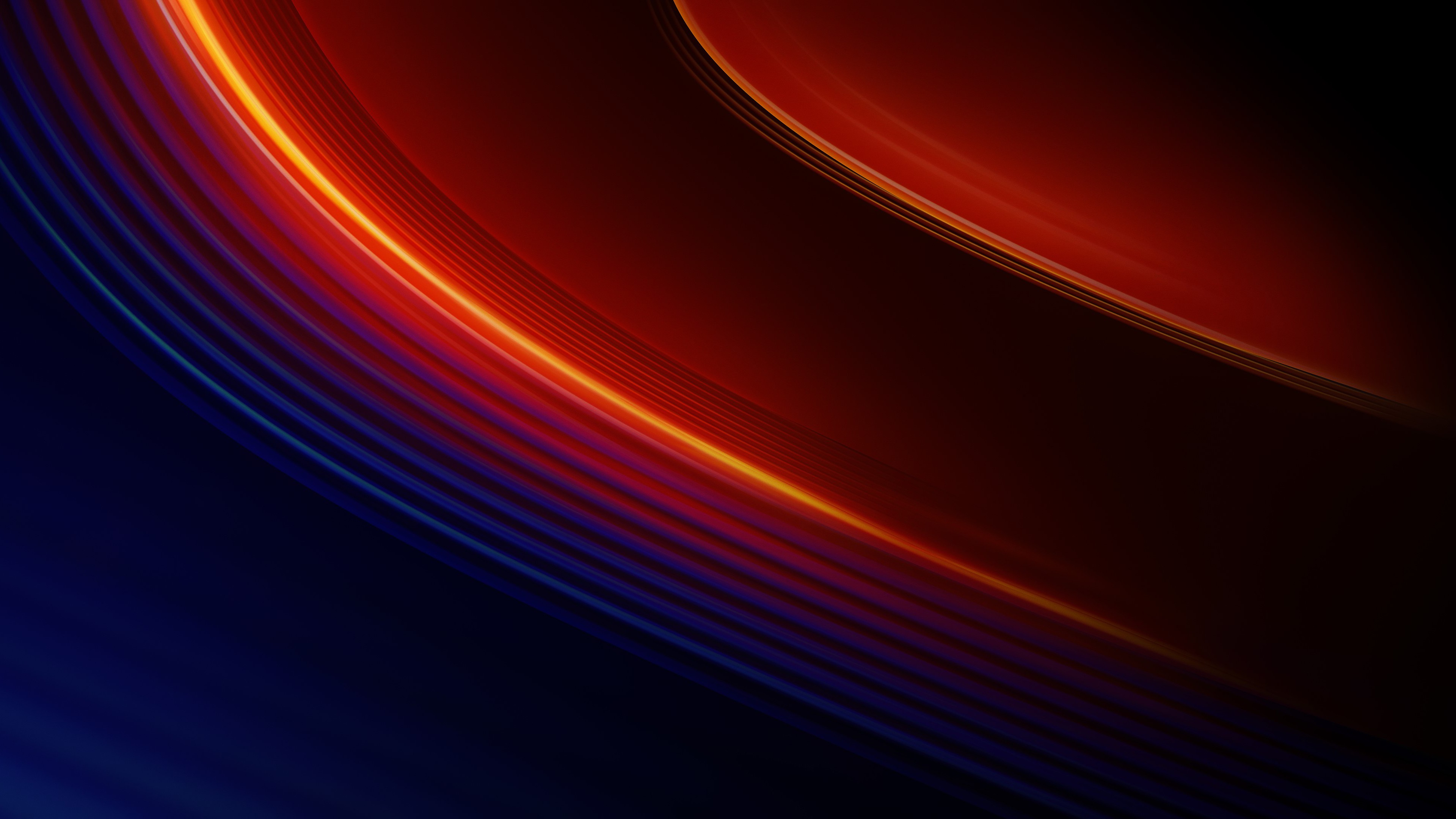 Abstract 4K Orange Dark Colors Wallpapers