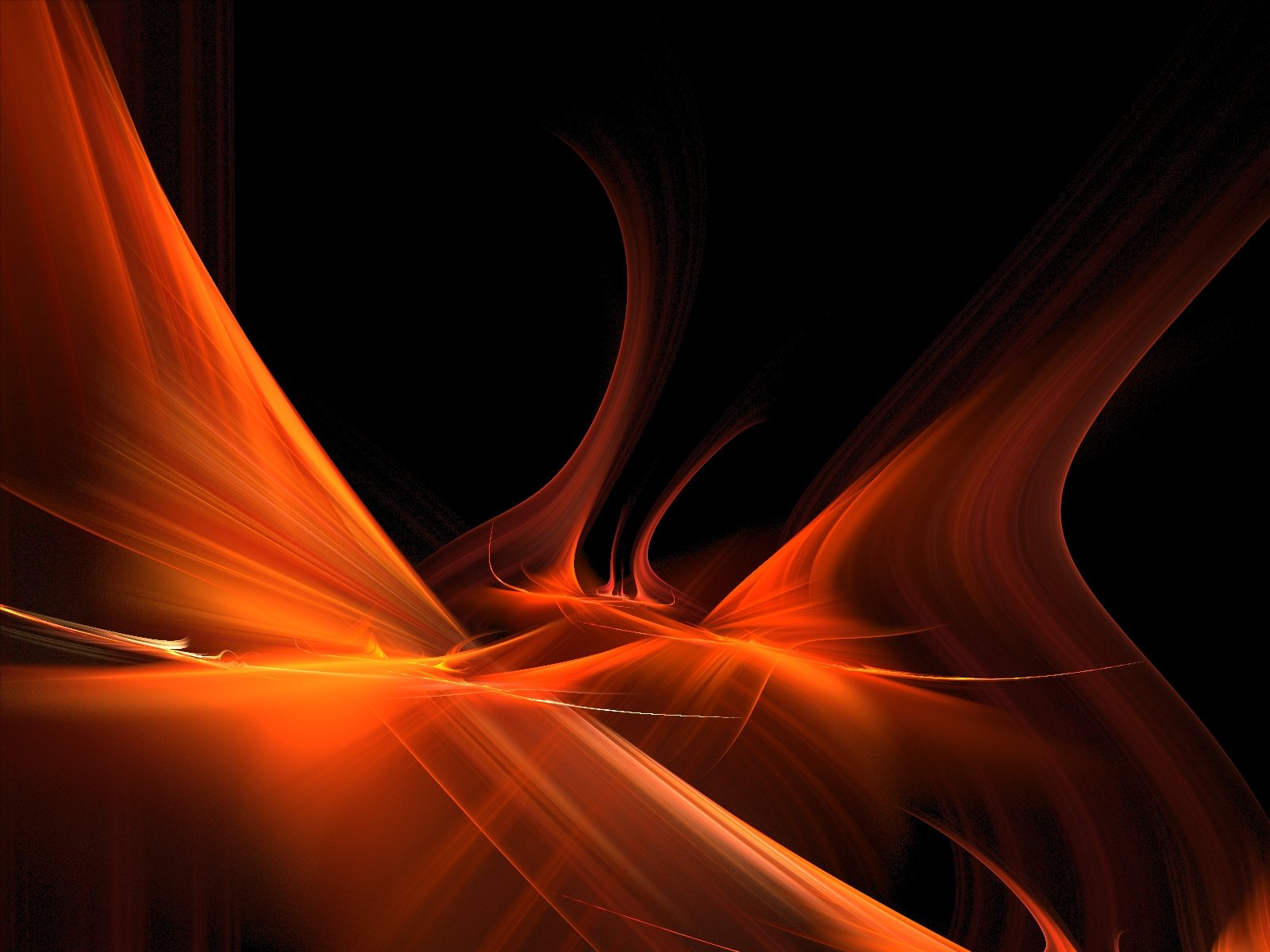 Abstract 4K Orange Dark Colors Wallpapers