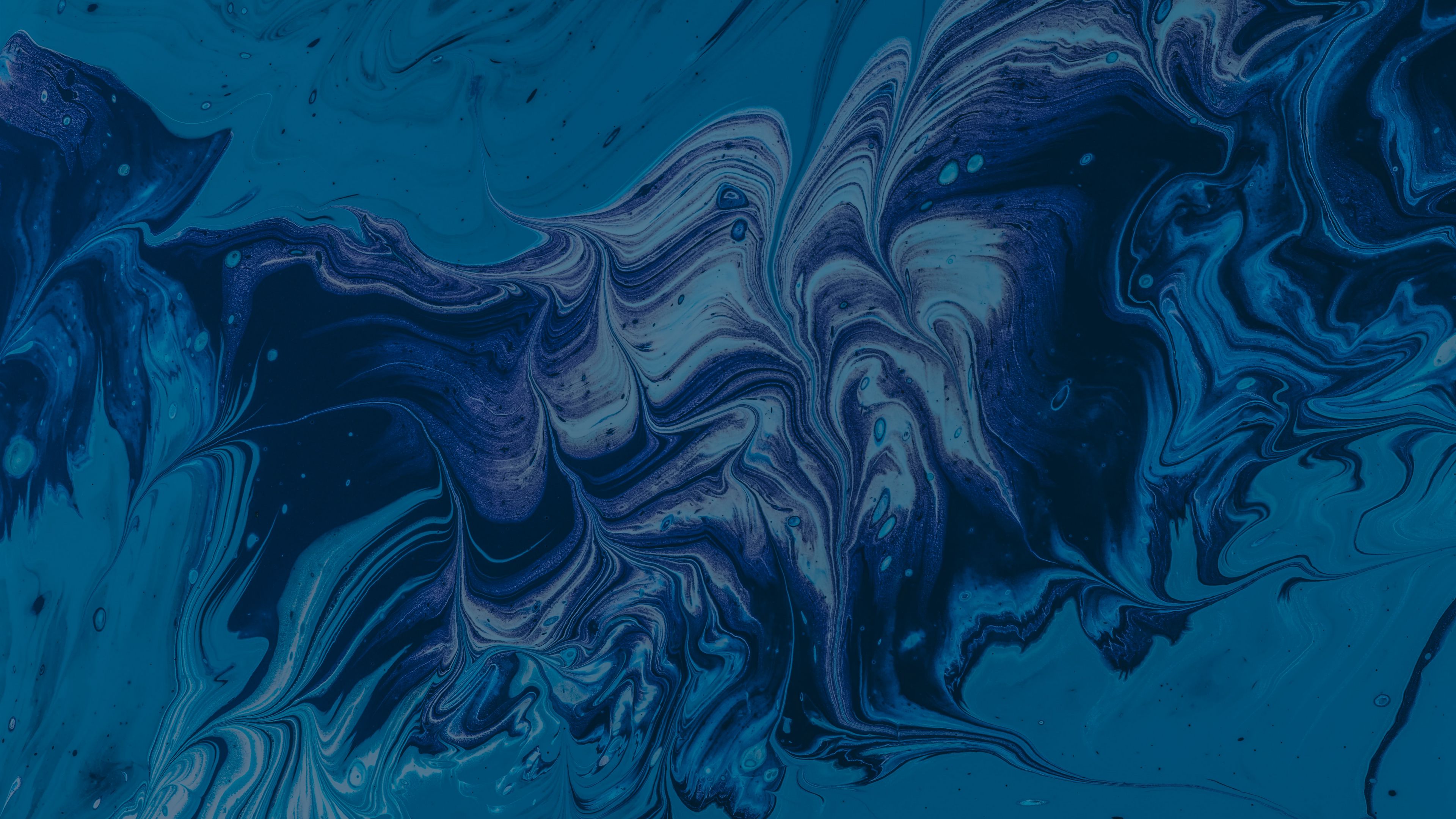 Blue White Paint Liquid Stains Wallpapers