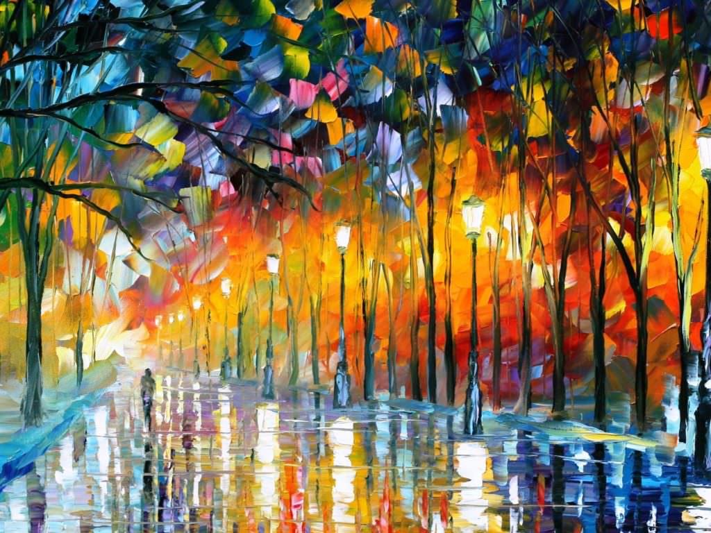 Colorful 4K New Art Painting Wallpapers