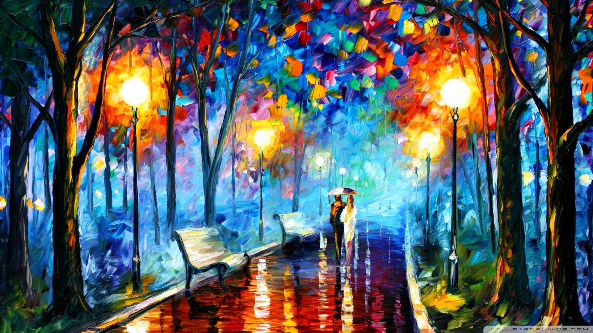 Colorful 4K New Art Painting Wallpapers