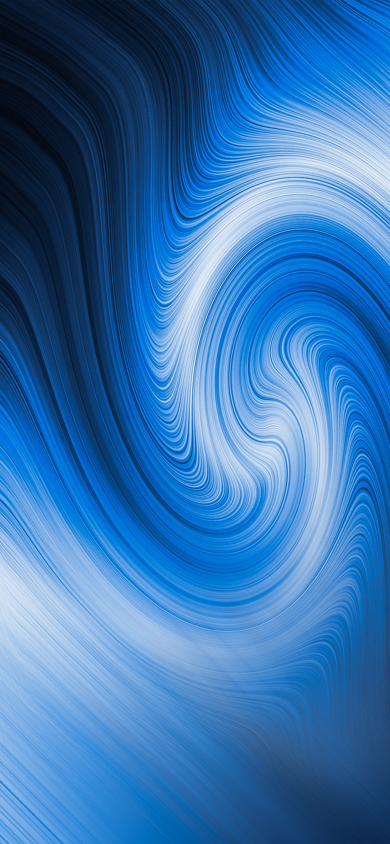 Blue Swirl Abstract Art Wallpapers