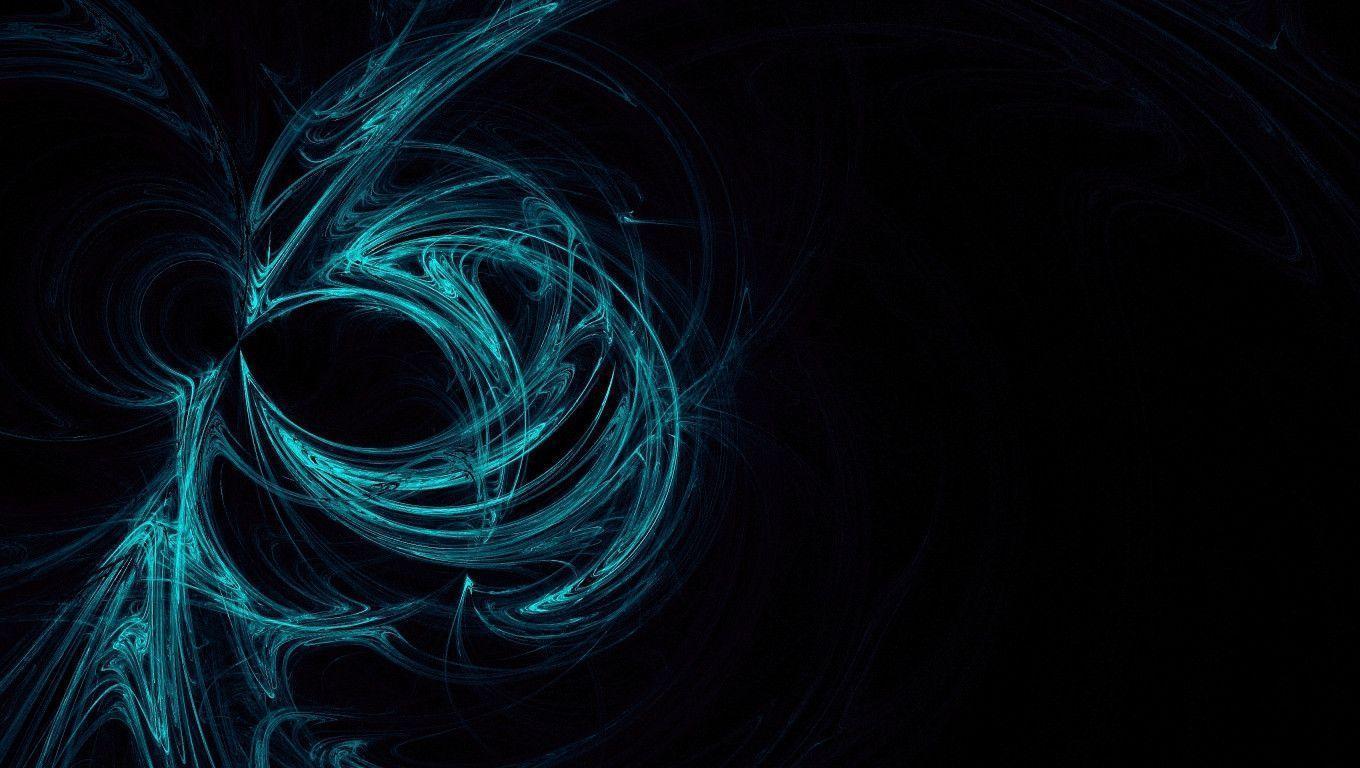 Blue Swirl Abstract Art Wallpapers