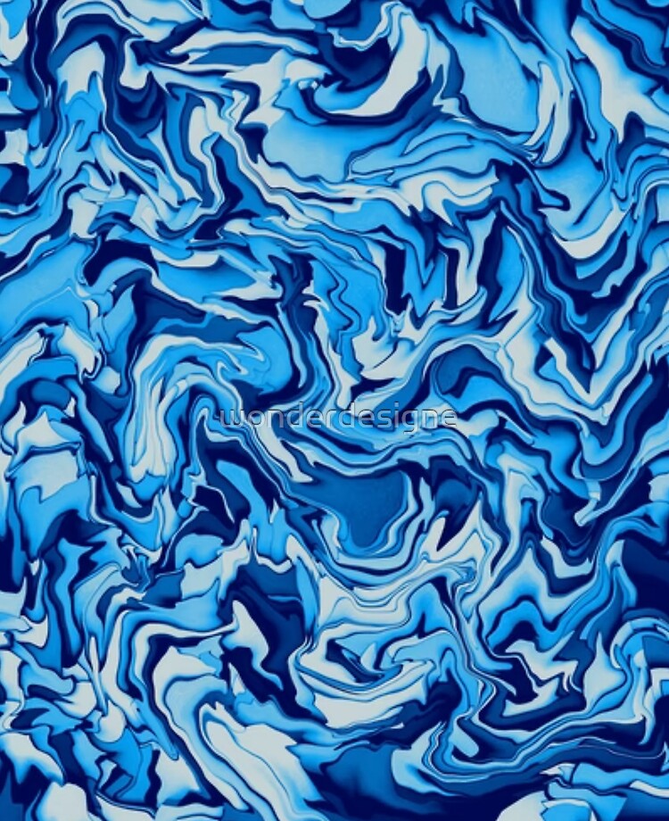 Blue Swirl Abstract Art Wallpapers