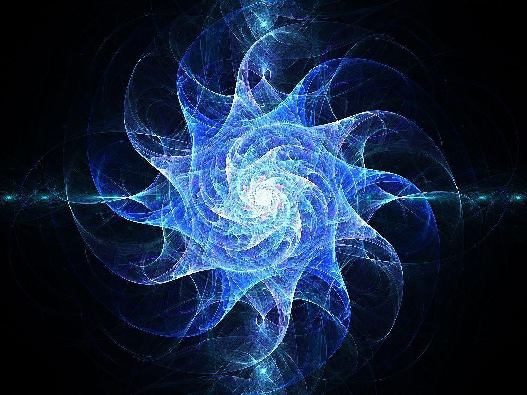 Blue Swirl Abstract Art Wallpapers