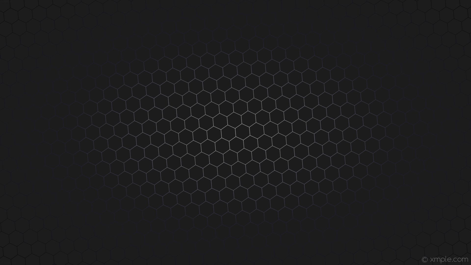 Hexagon Black Pattern Wallpapers