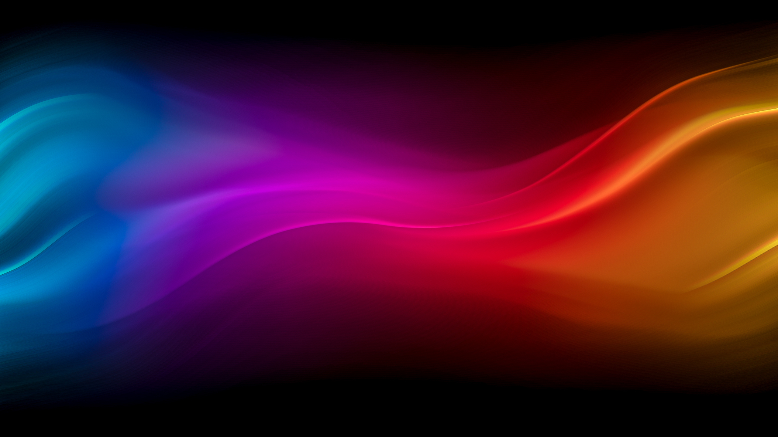 Yellow Red Blue Color Stripe 4K Wallpapers