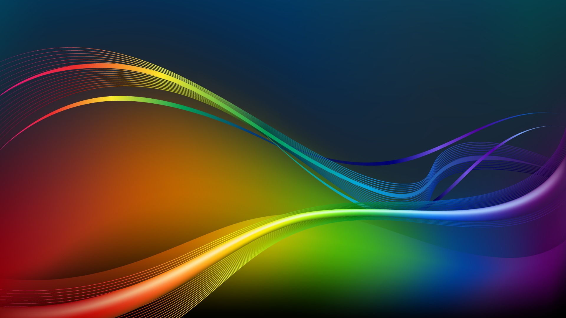 Yellow Red Blue Color Stripe 4K Wallpapers