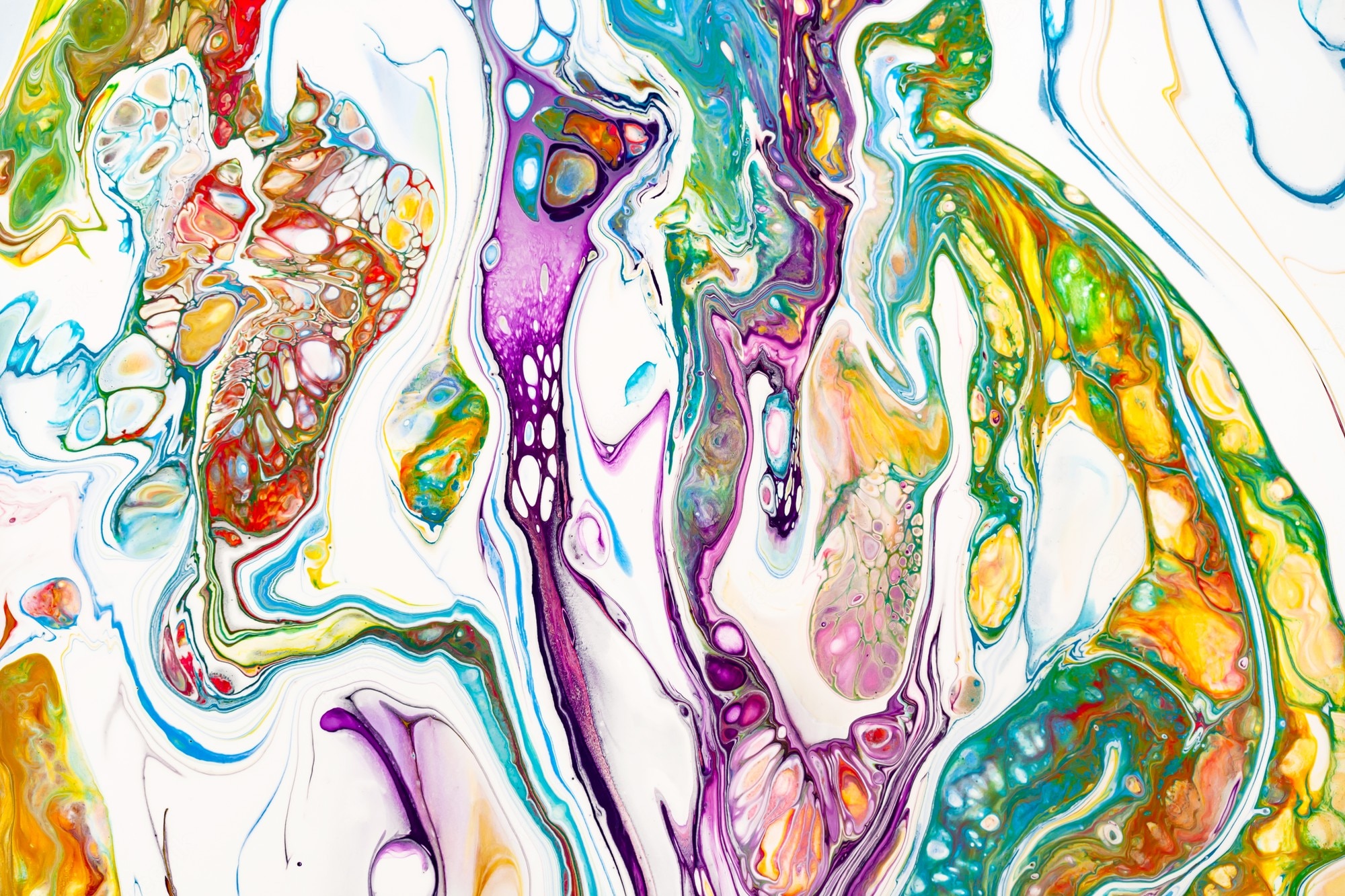 Swirl Multicolor Art Wallpapers