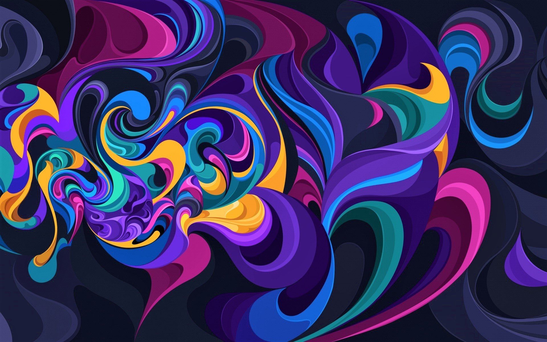 Purple Abstract Art Wallpapers