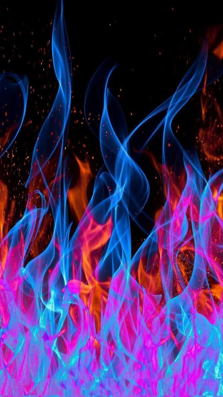 Abstract Fire Waves Art Wallpapers