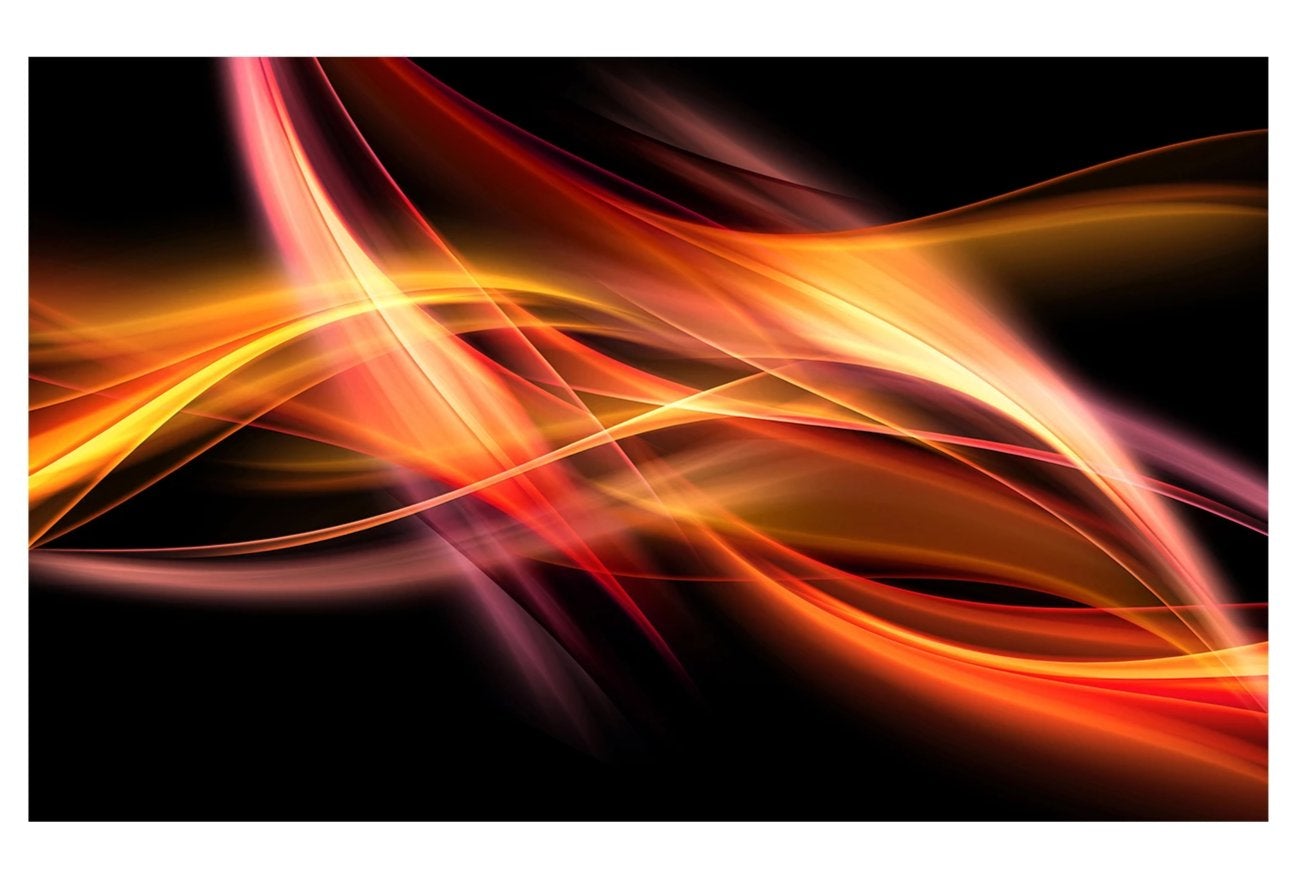 Abstract Fire Waves Art Wallpapers