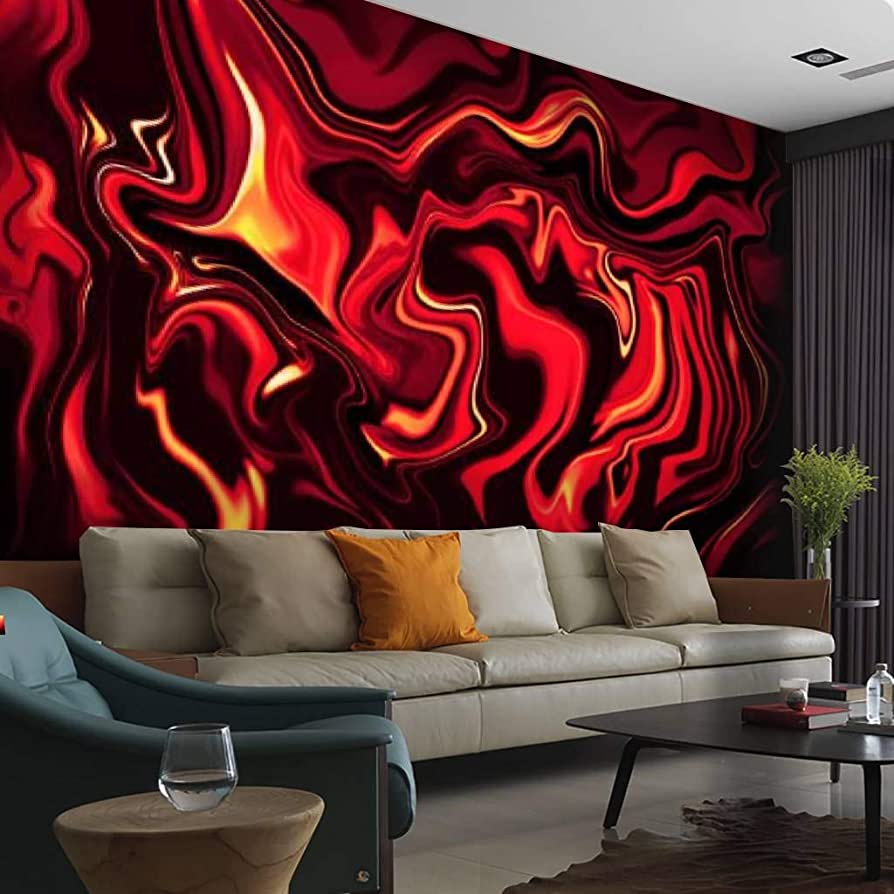 Abstract Fire Waves Art Wallpapers