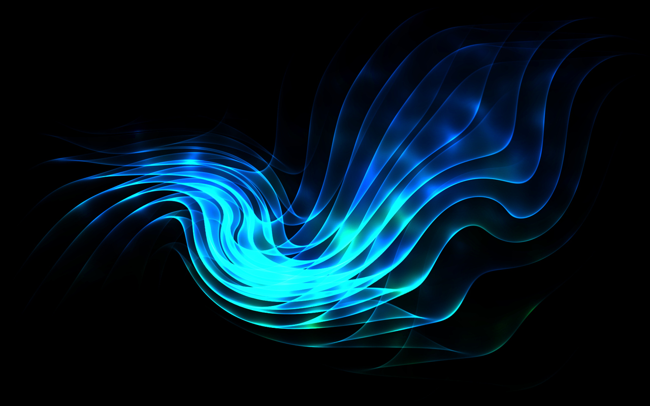 Abstract Fire Waves Art Wallpapers