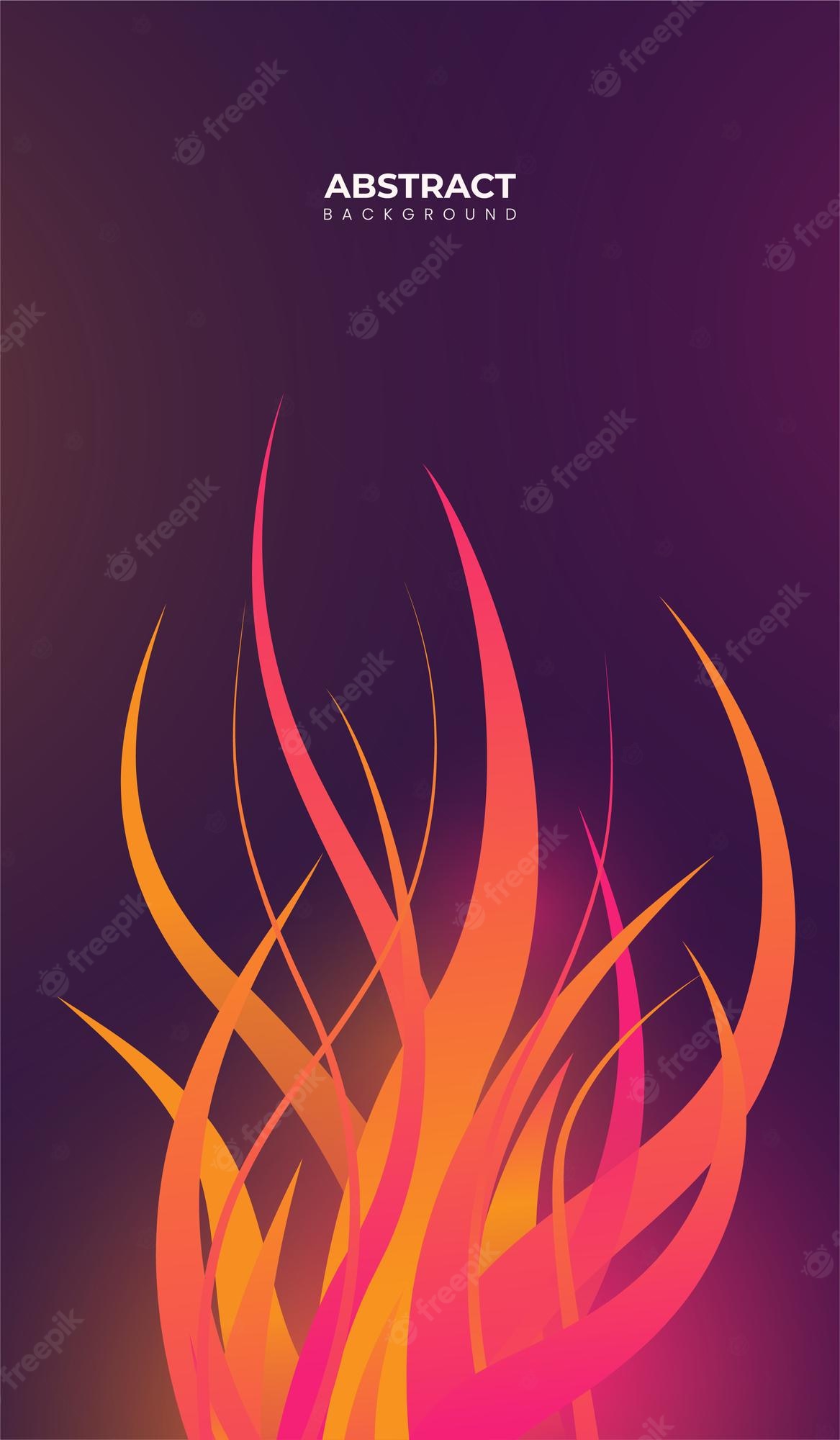 Abstract Fire Waves Art Wallpapers