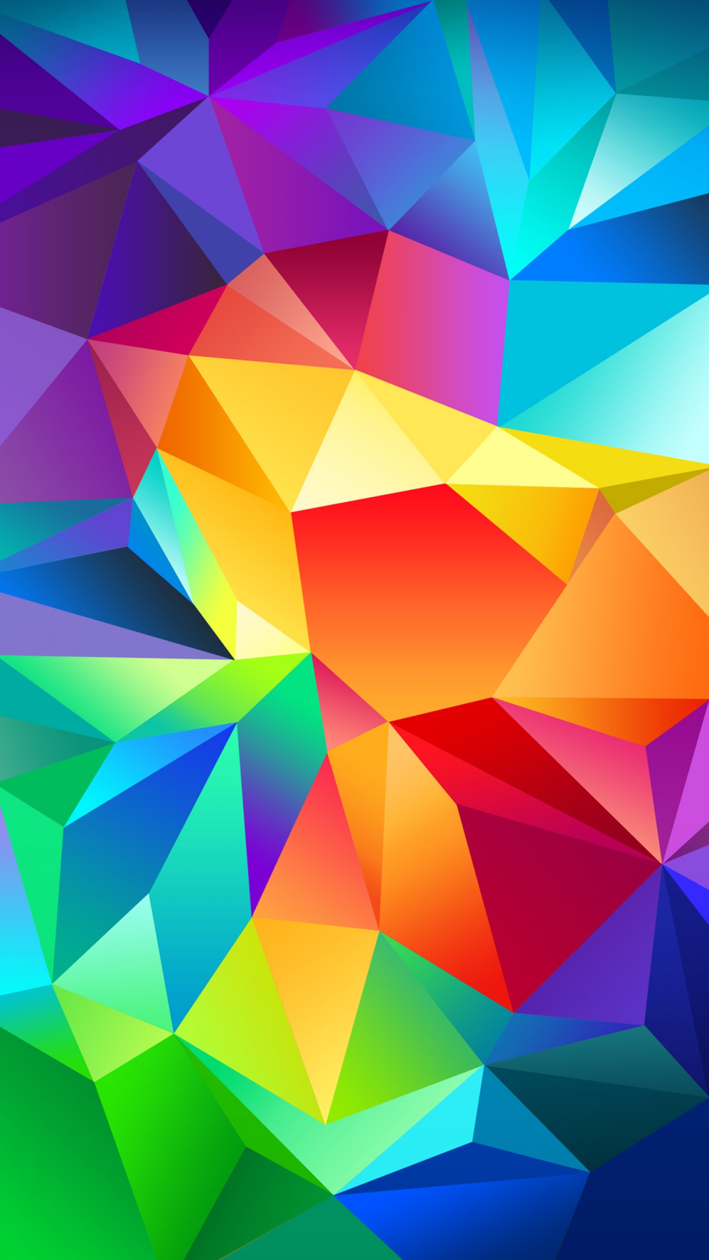 Triangle 8K Blue Pattern Wallpapers