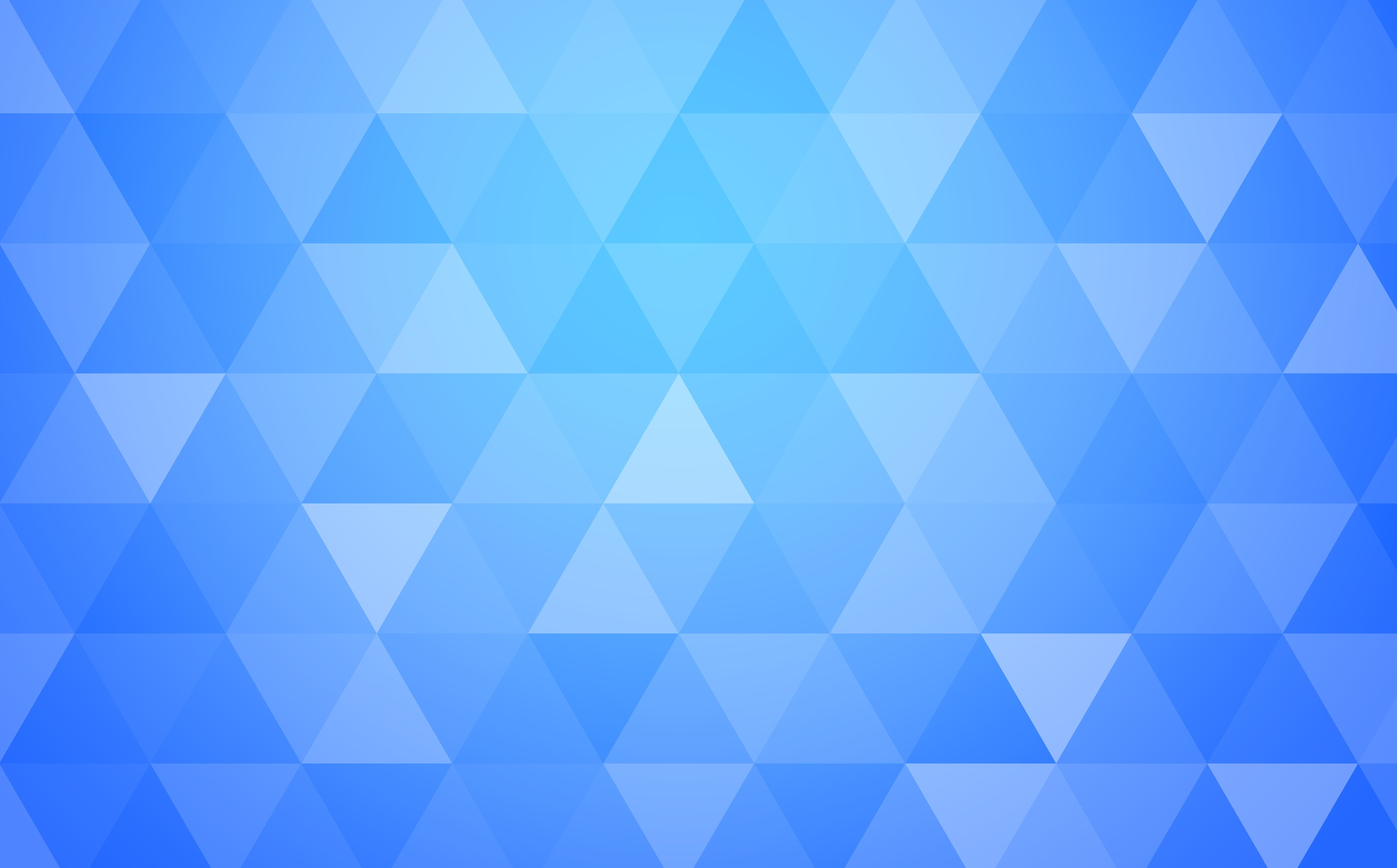 Triangle 8K Blue Pattern Wallpapers