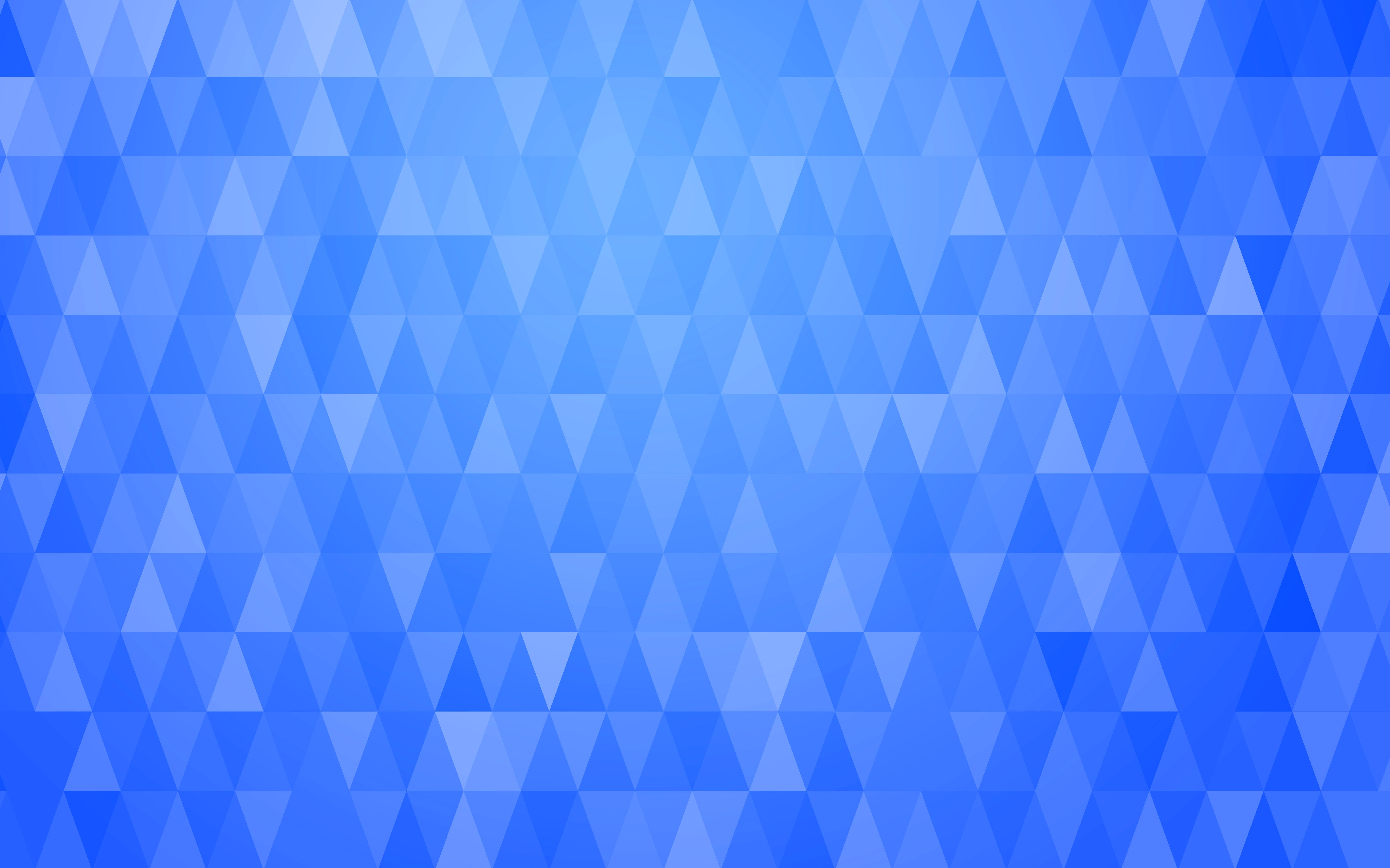 Triangle 8K Blue Pattern Wallpapers