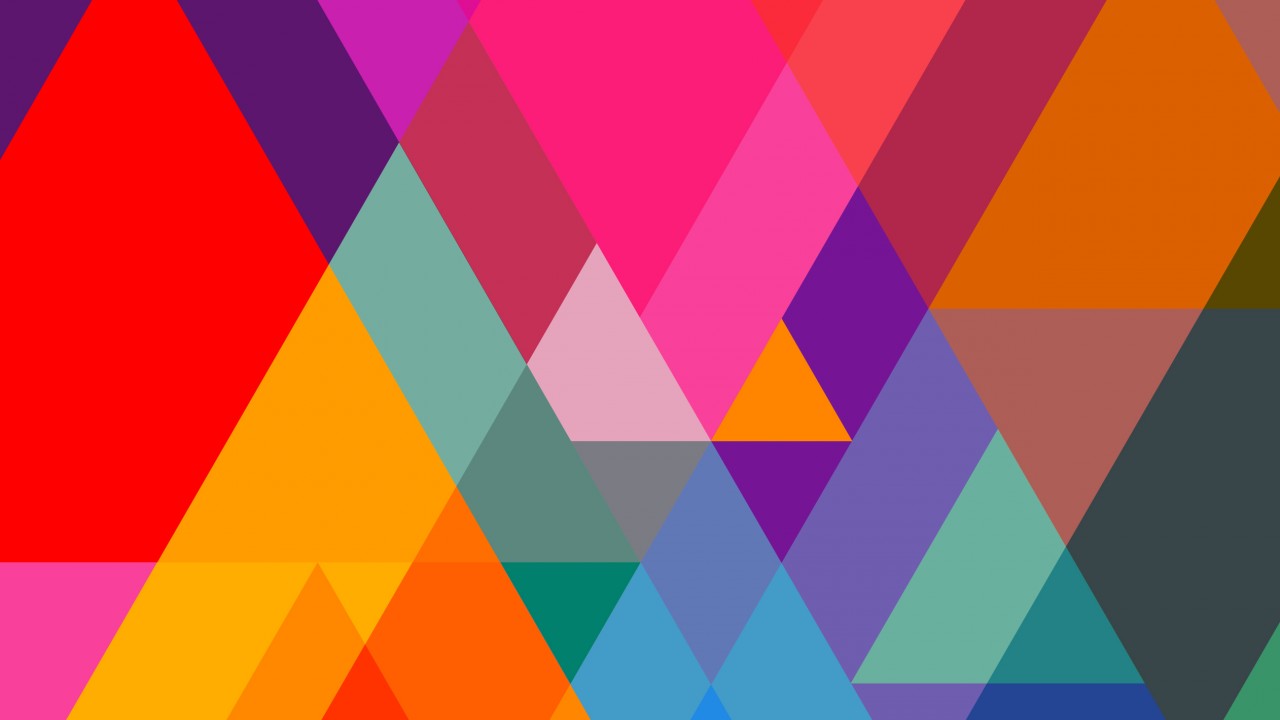 Triangle 8K Blue Pattern Wallpapers