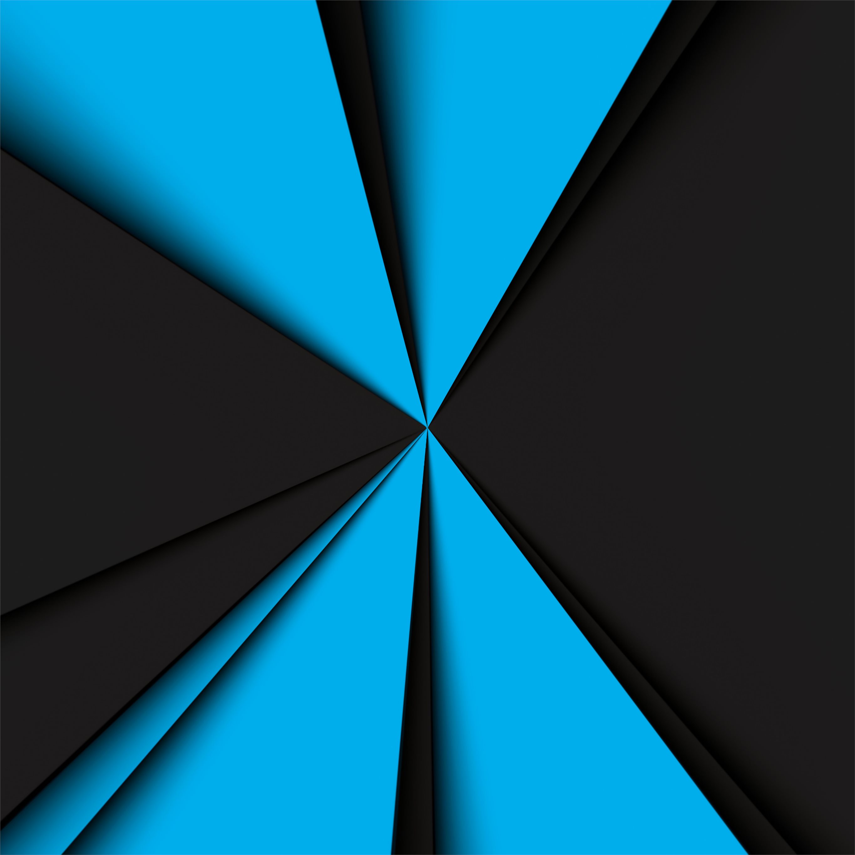 Triangle 8K Blue Pattern Wallpapers