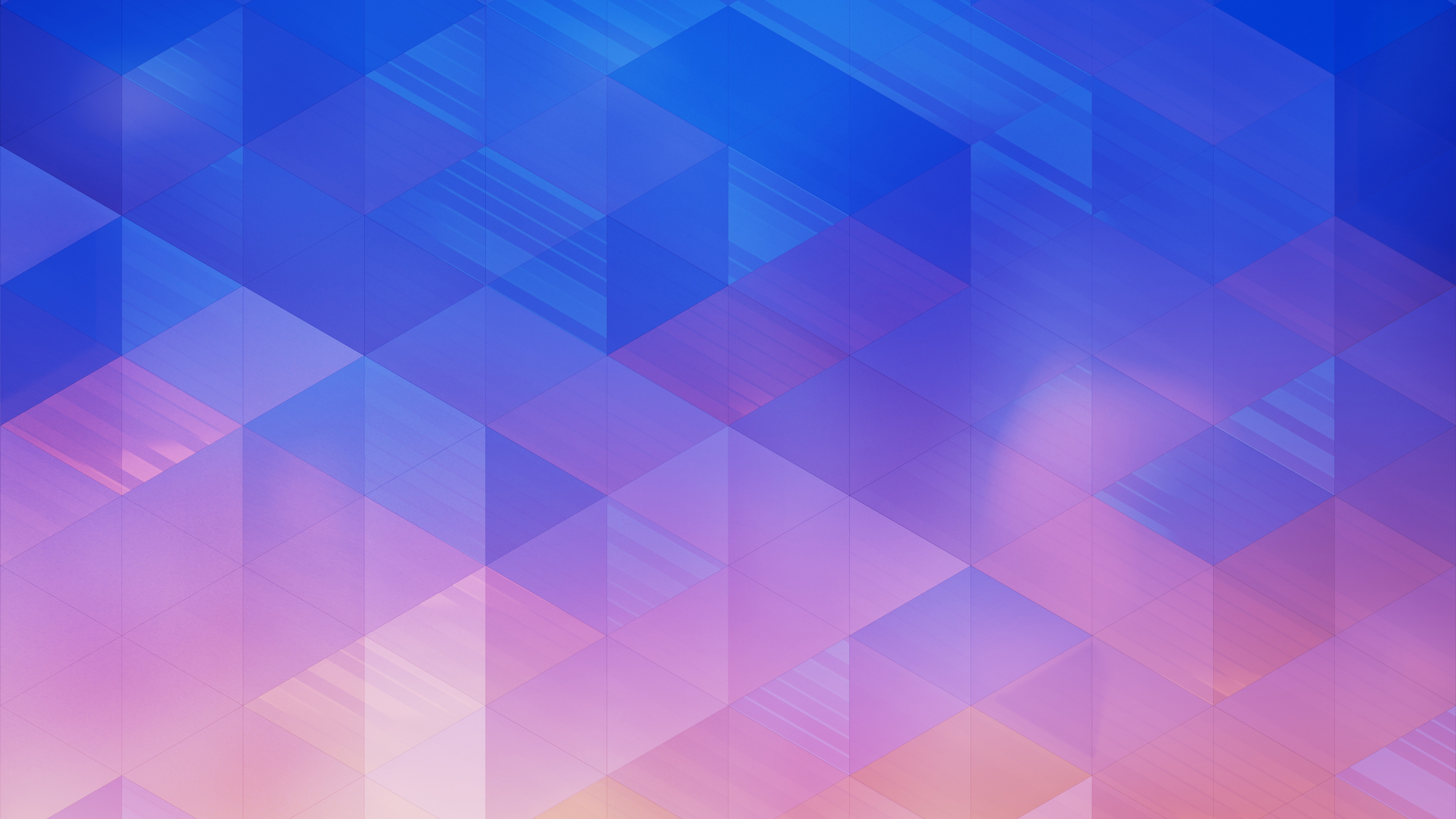 Triangle 8K Blue Pattern Wallpapers