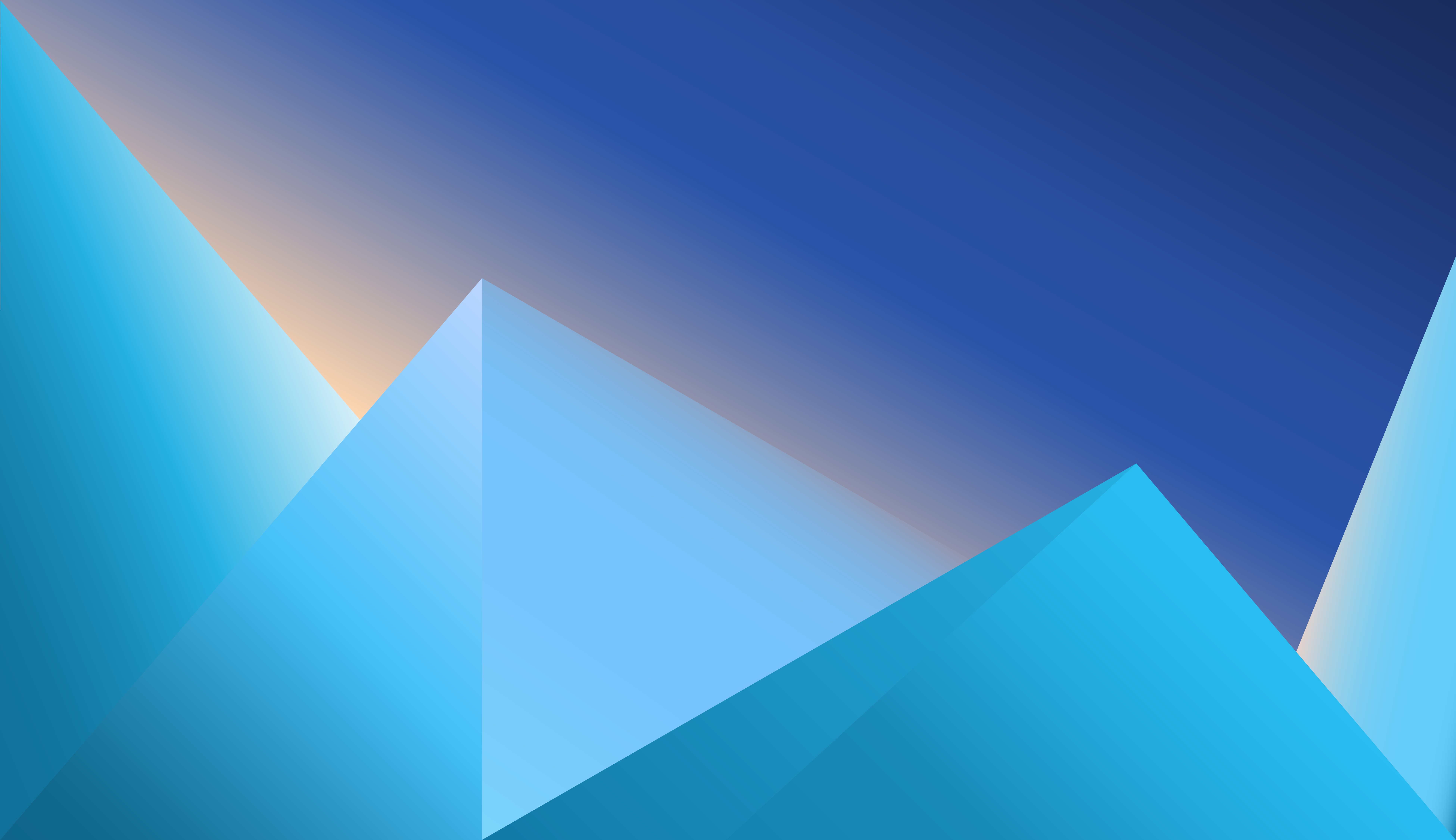 Triangle 8K Blue Pattern Wallpapers