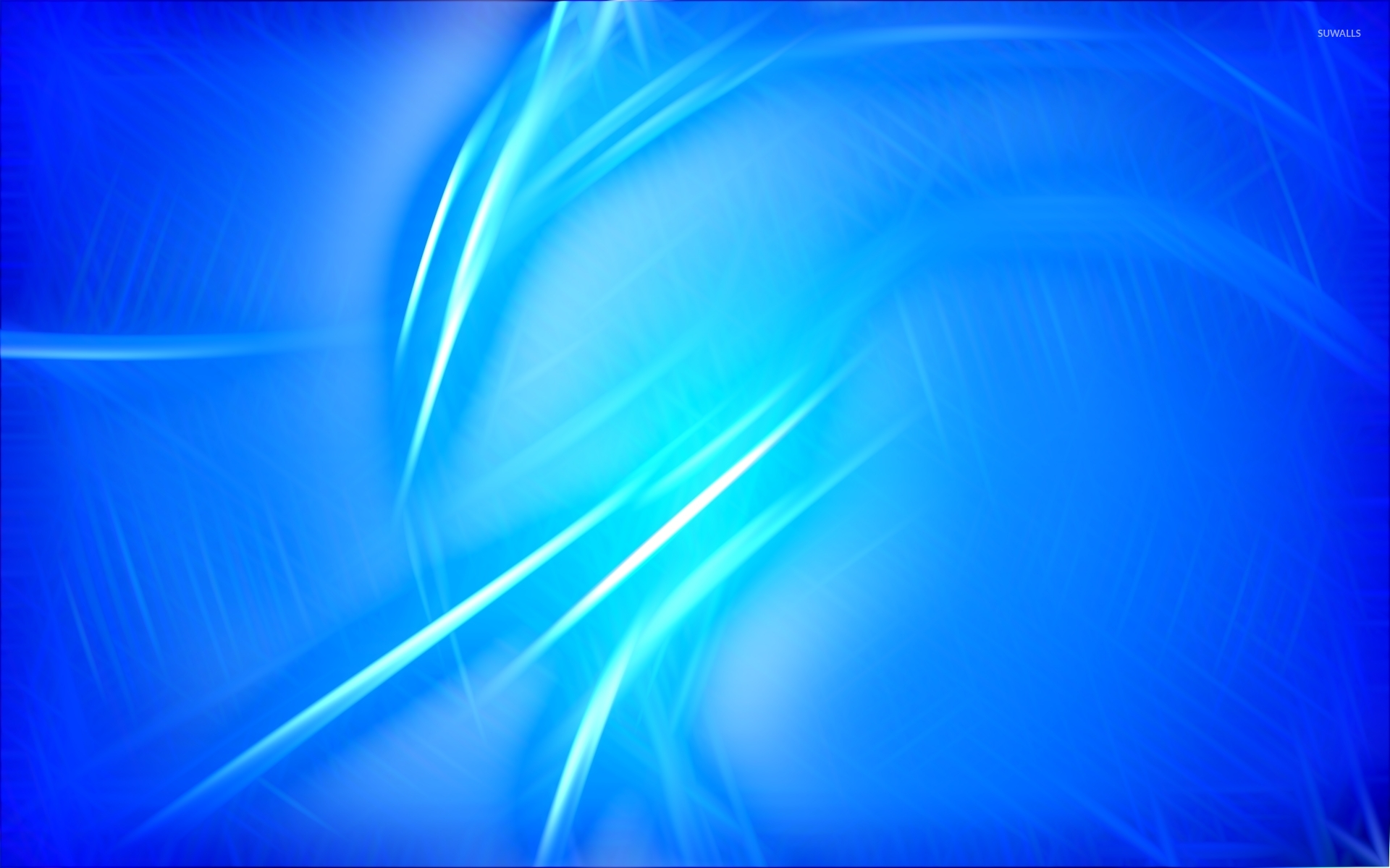 Blue Glowing 4K Line Wallpapers