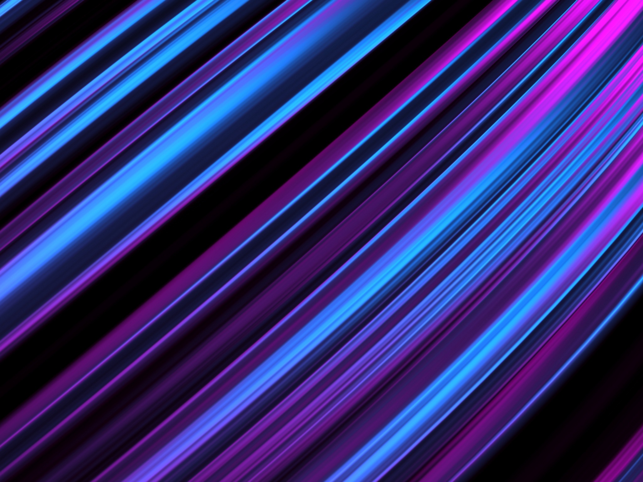 Blue Glowing 4K Line Wallpapers