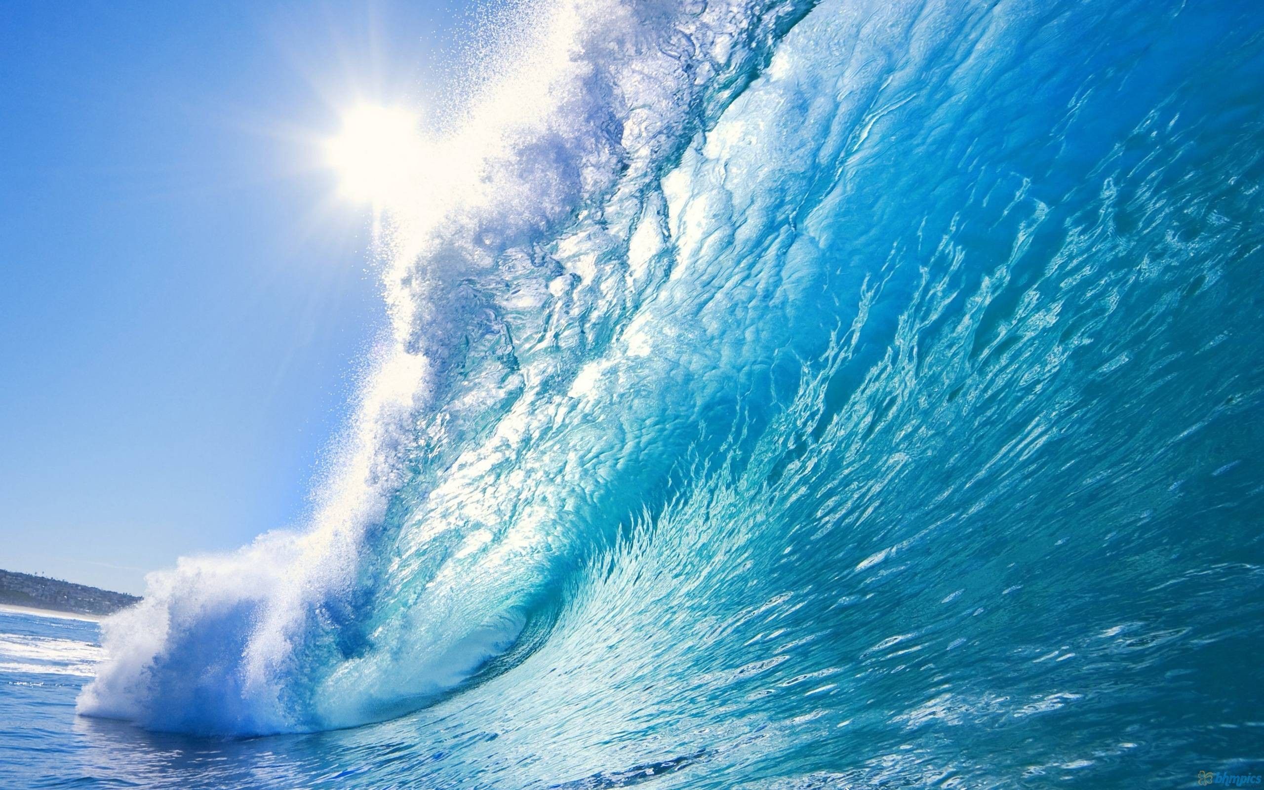 Bluish Wave Wallpapers