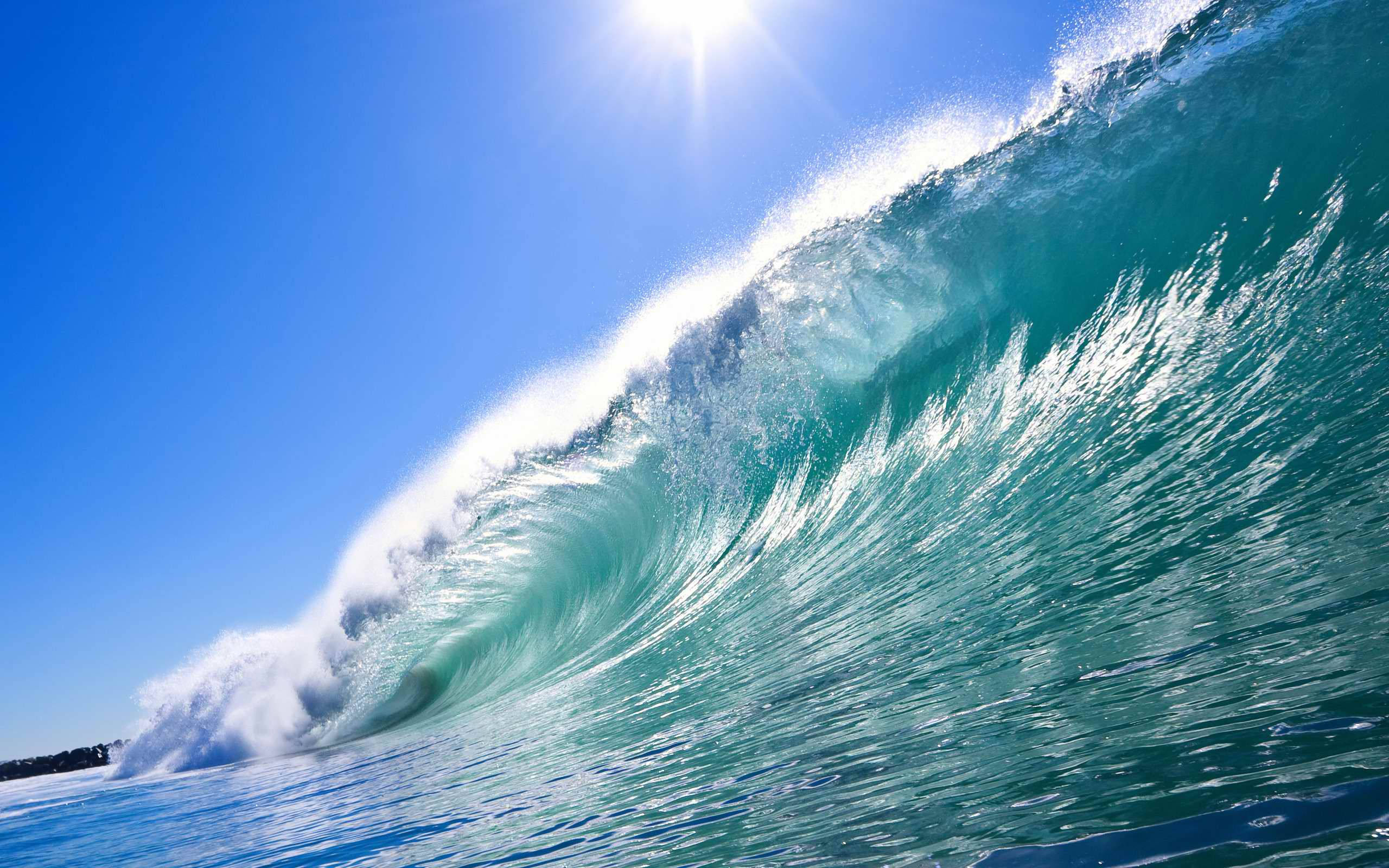 Bluish Wave Wallpapers