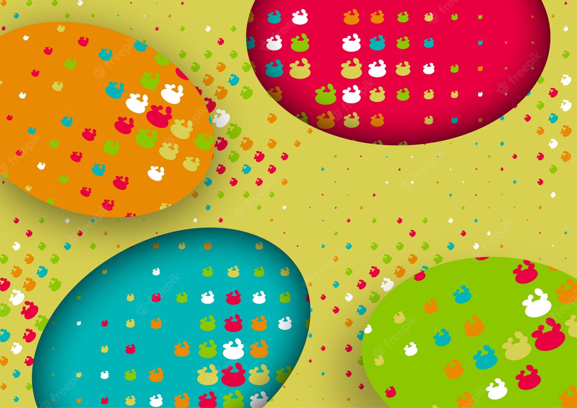Oval Colorful Pattern Wallpapers