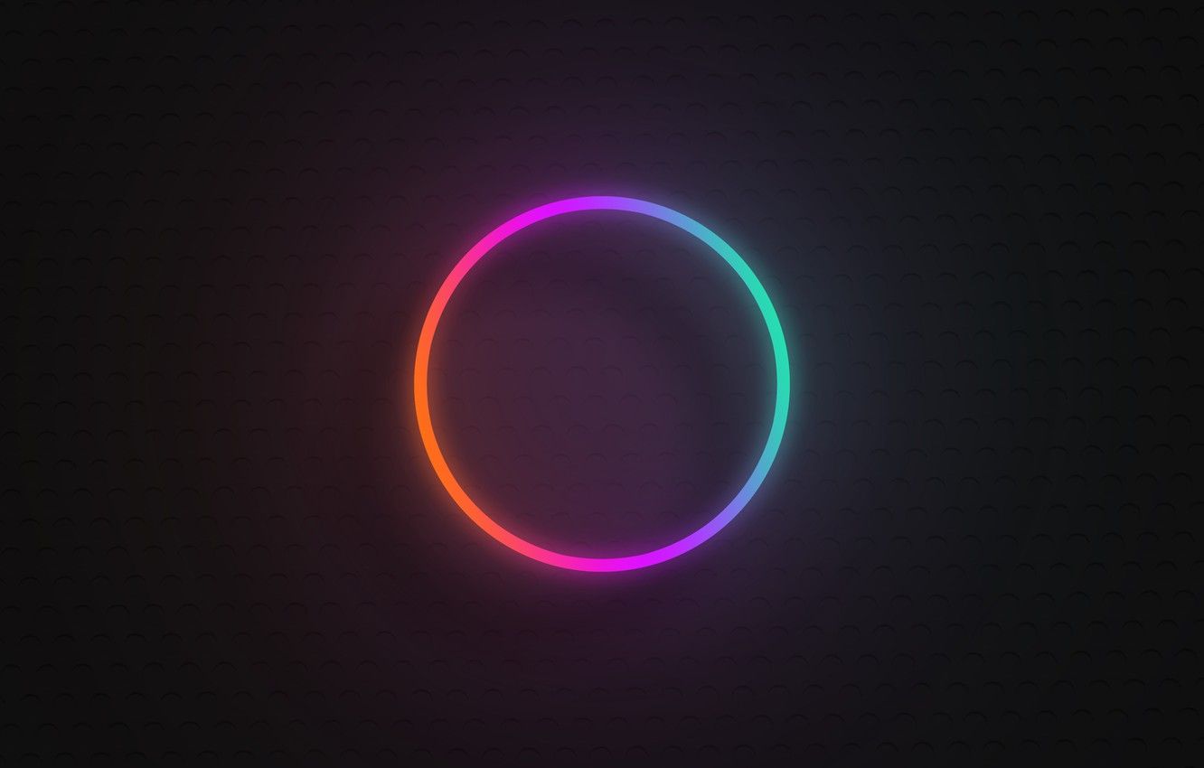 Neon Gradient Minimalist Wallpapers