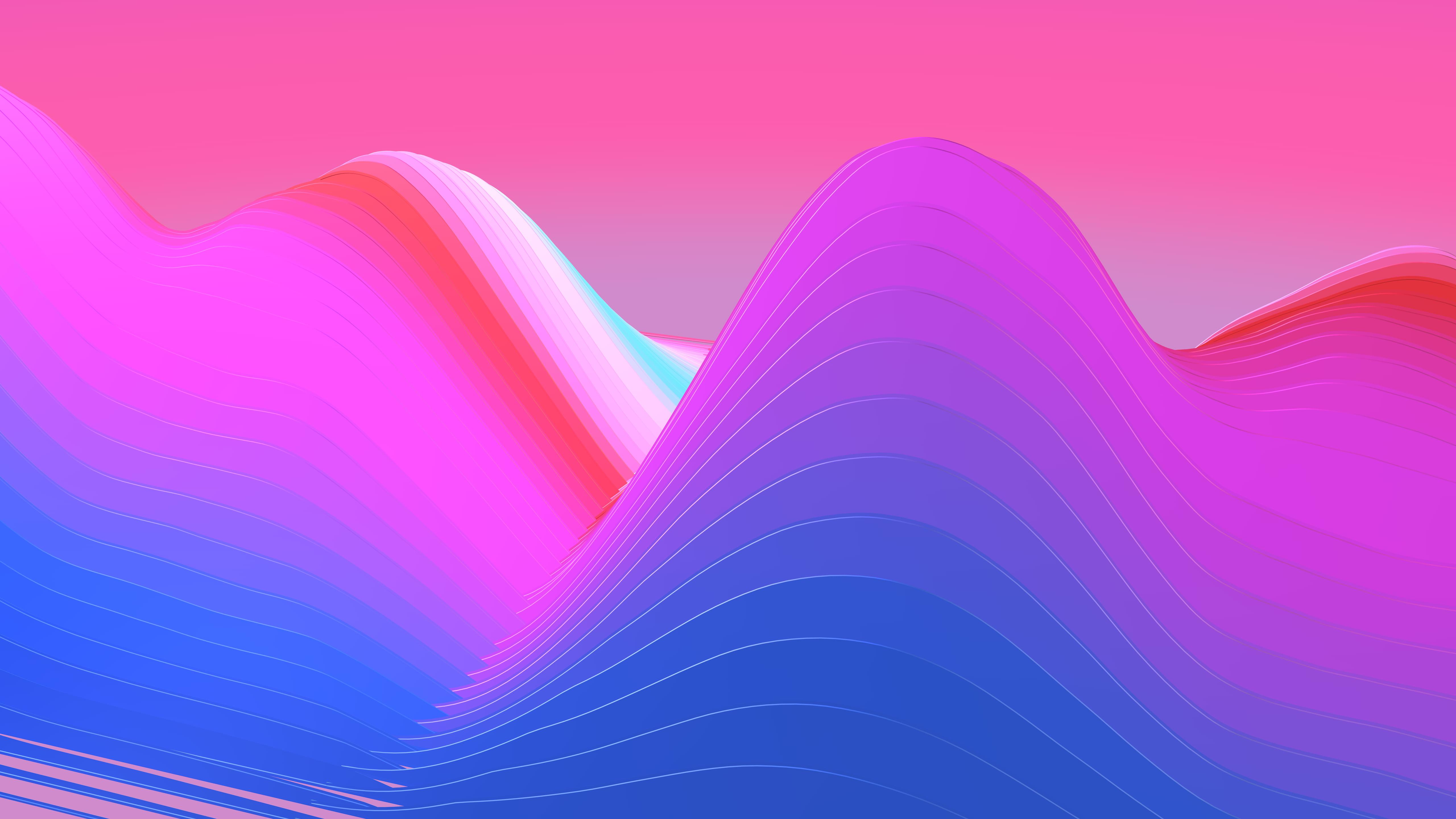 Gradient Wave Wallpapers