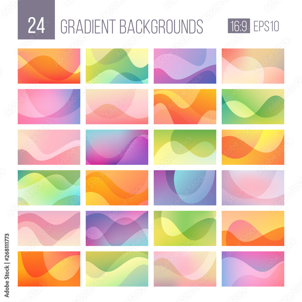 Gradient Wave Wallpapers