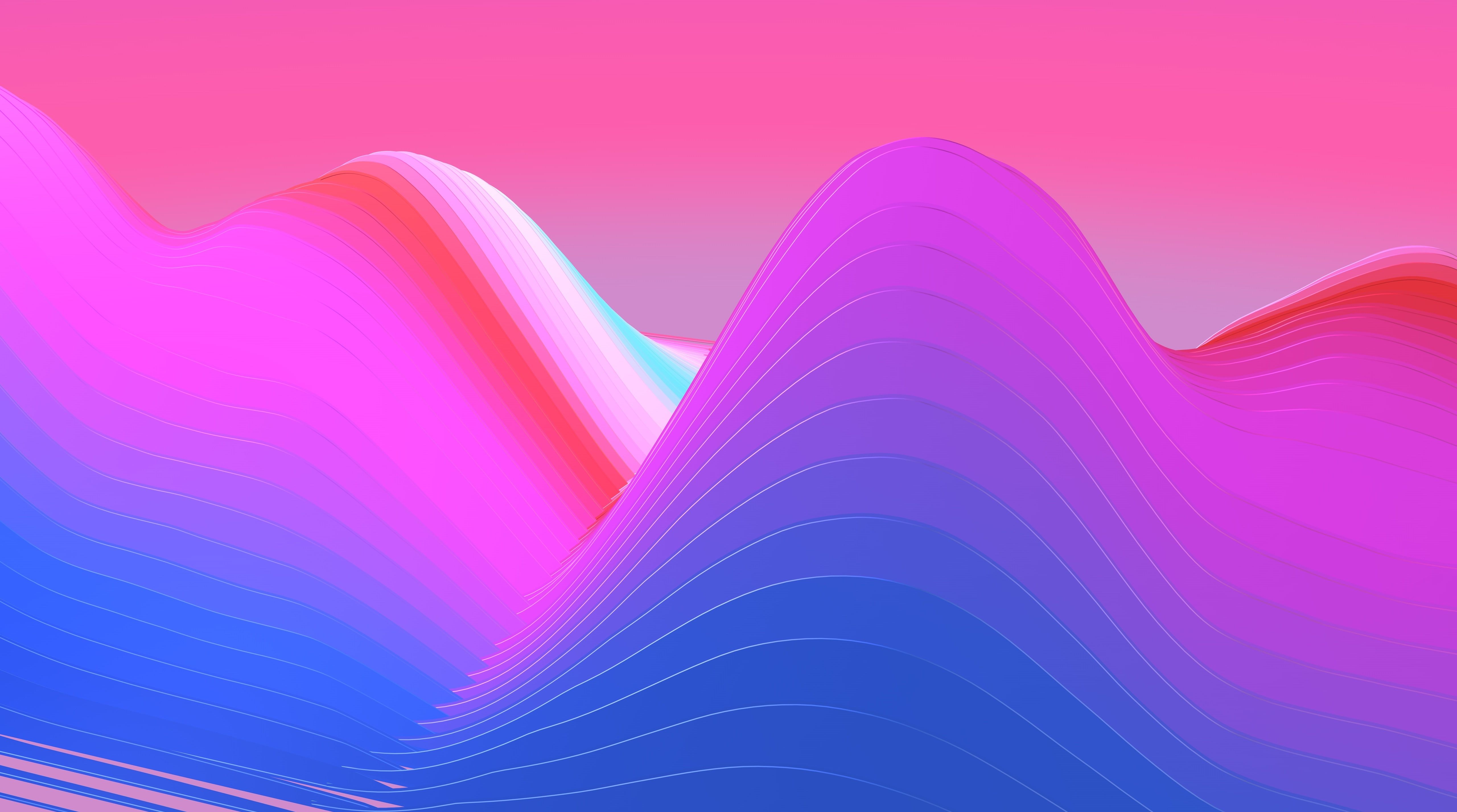 Wave Of Abstract Colors Wallpapers