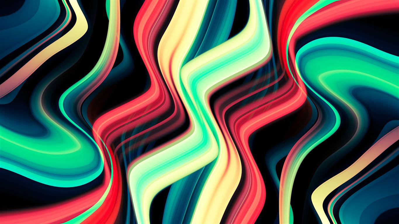 Wave Of Abstract Colors Wallpapers