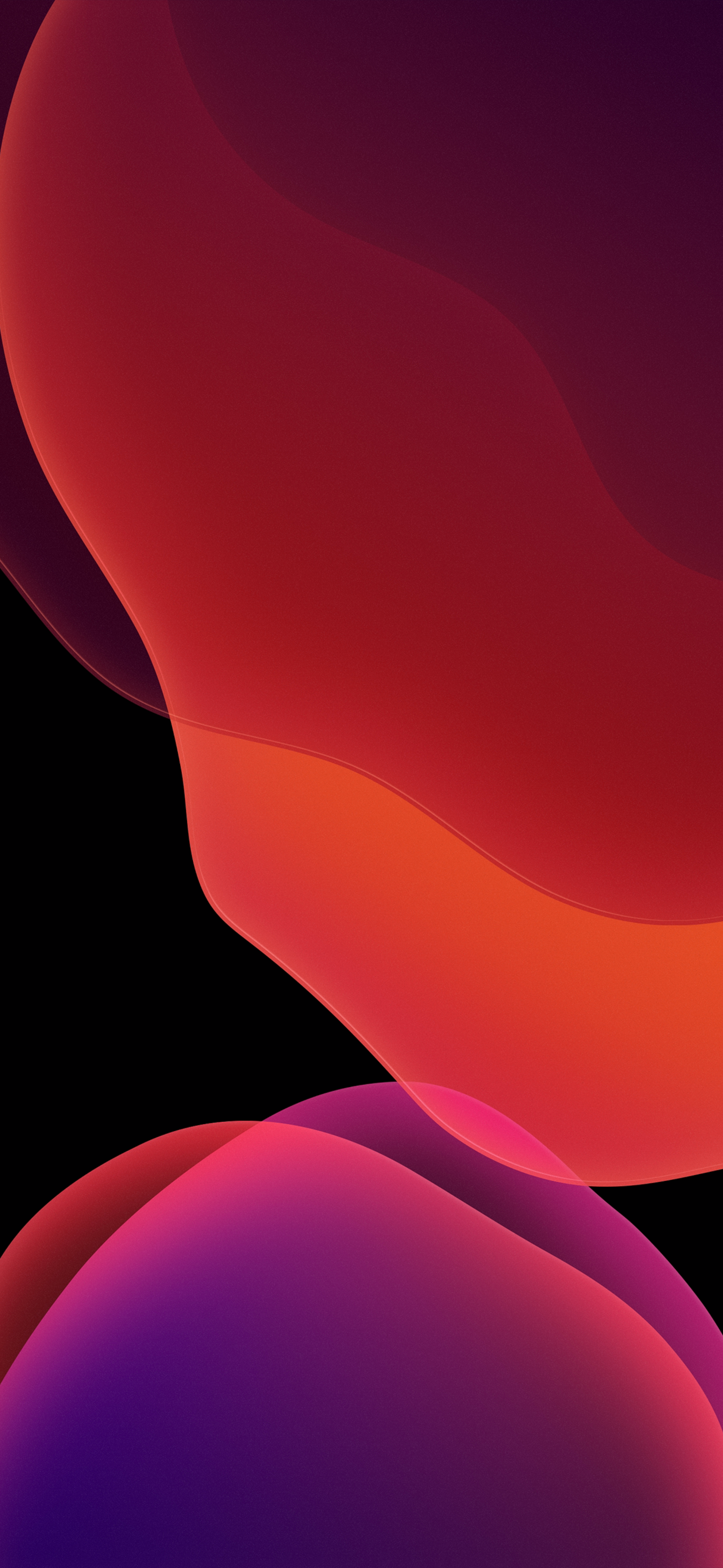 Ios 13 Dark Orange Wallpapers