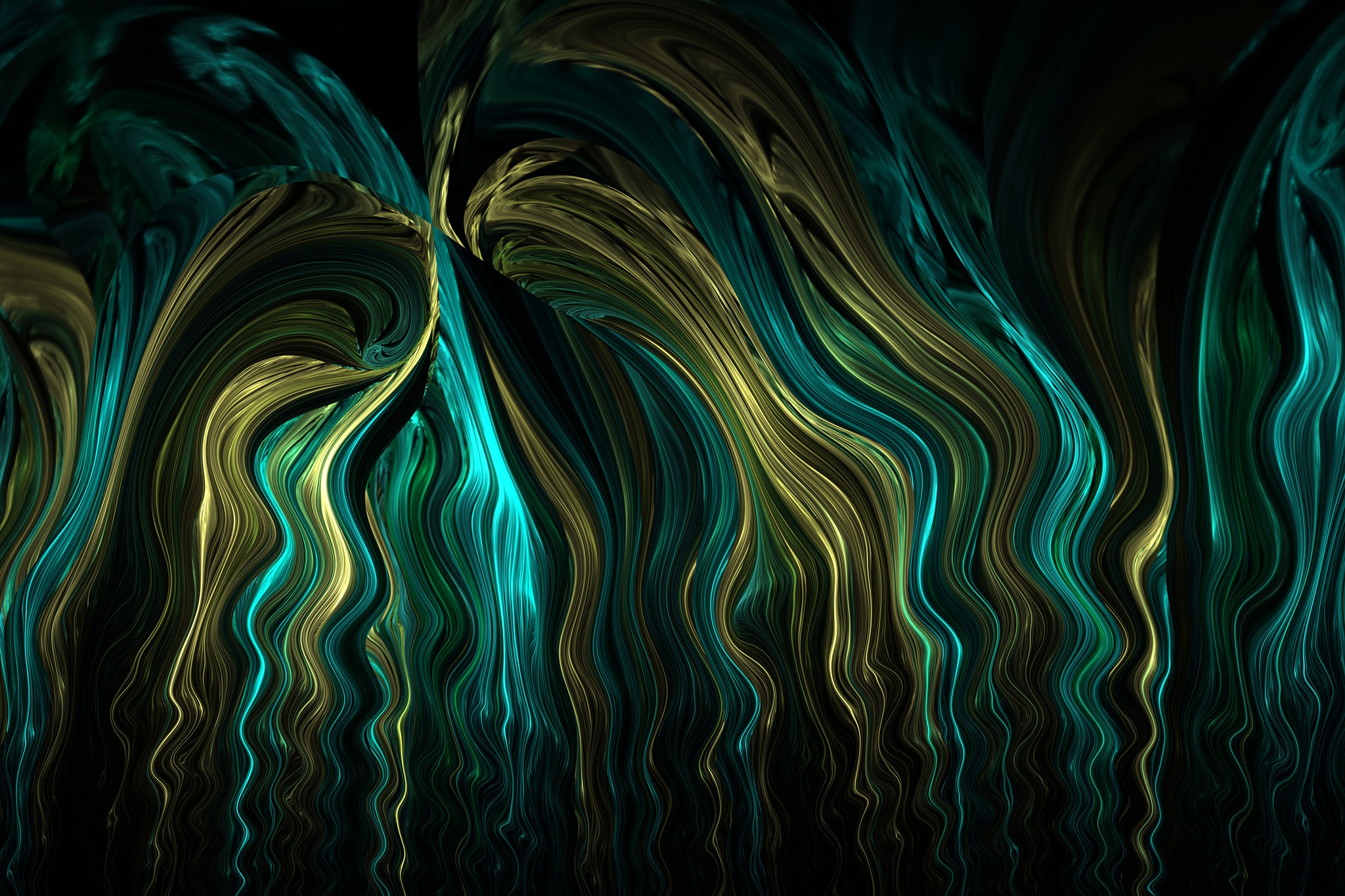 Abstract Illustration Waves Wallpapers